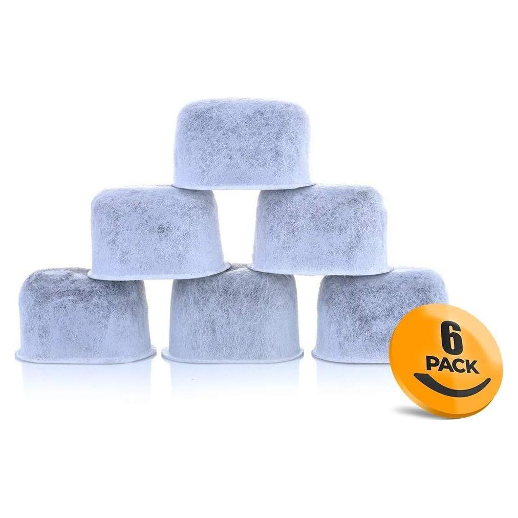 Filtros de Agua de Carbón K&J para Cafeteras Keurig - Paquete de 6