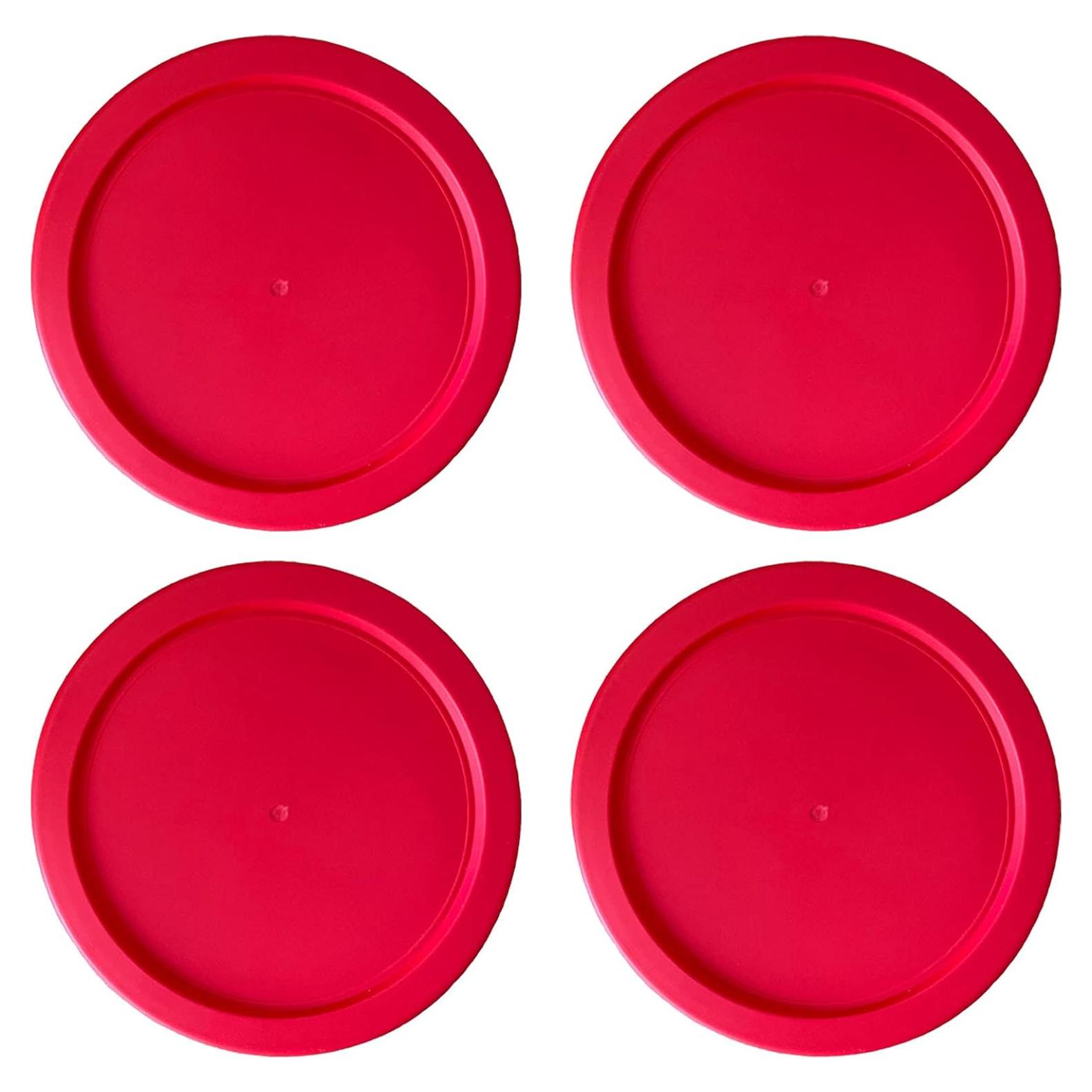 Tapa de Reemplazo MRX para Recipientes Pyrex 4 Tazas Rojo 4-Pack