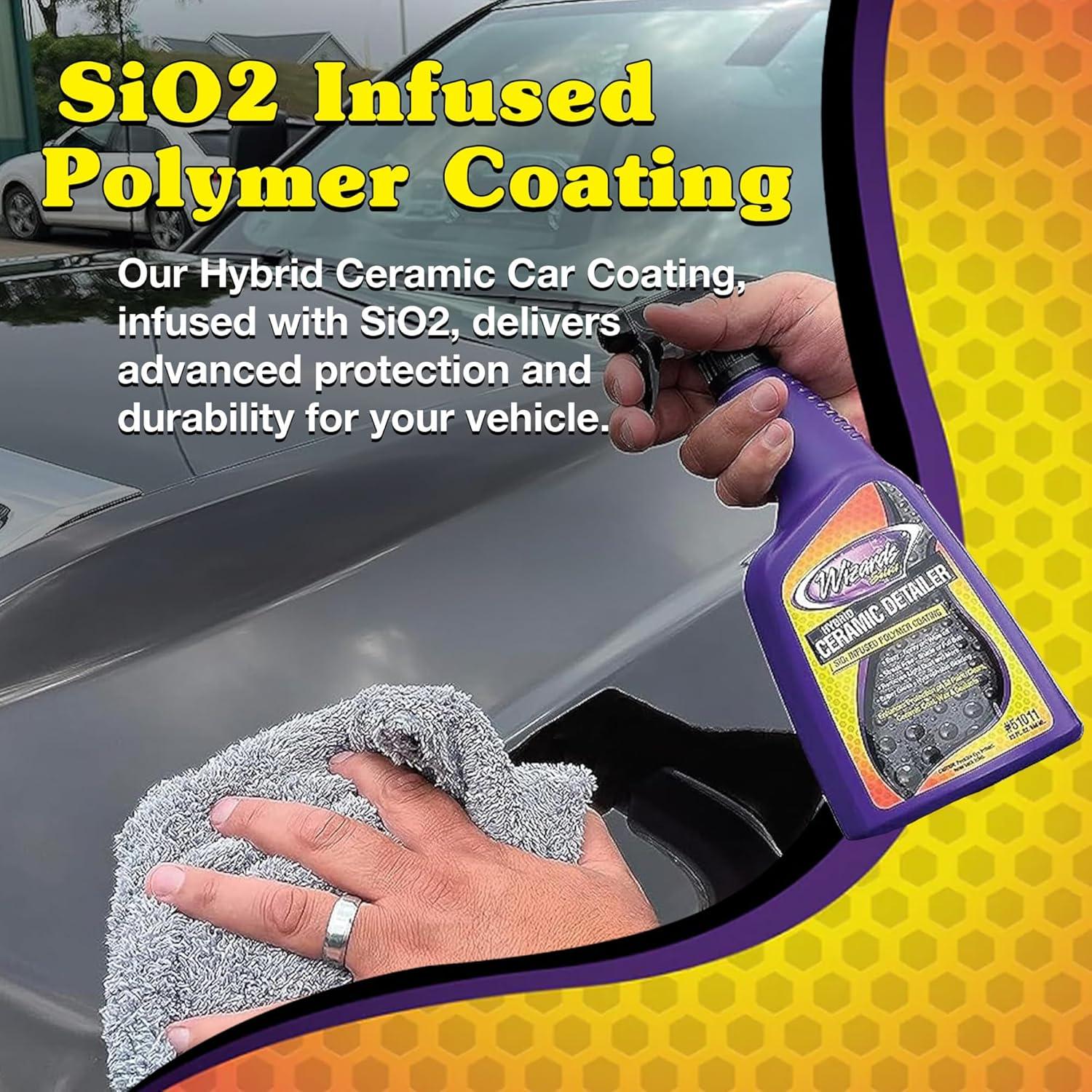 Spray Detallador Cerámico Híbrido Wizards 650 ml - Protección SiO2