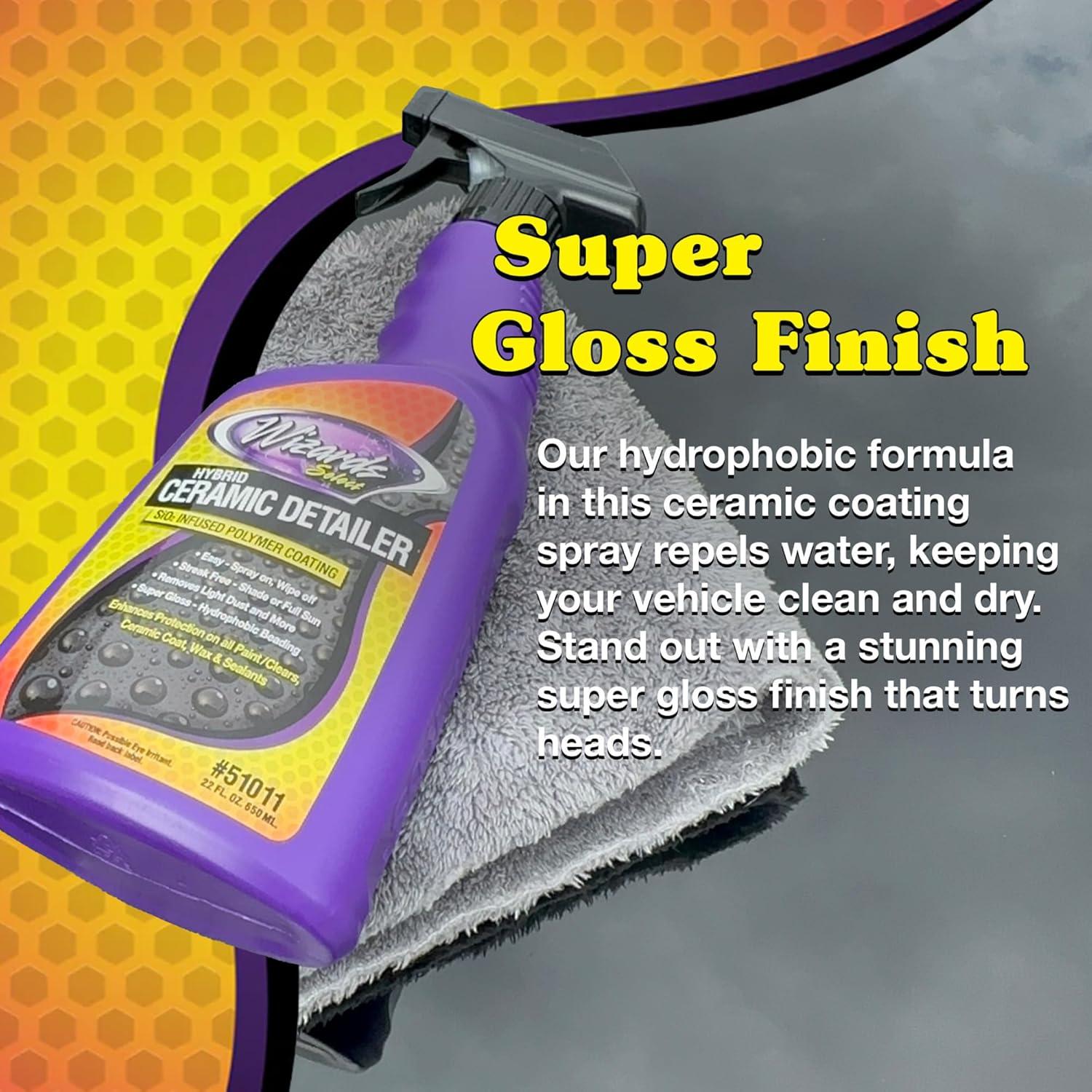 Spray Detallador Cerámico Híbrido Wizards 650 ml - Protección SiO2