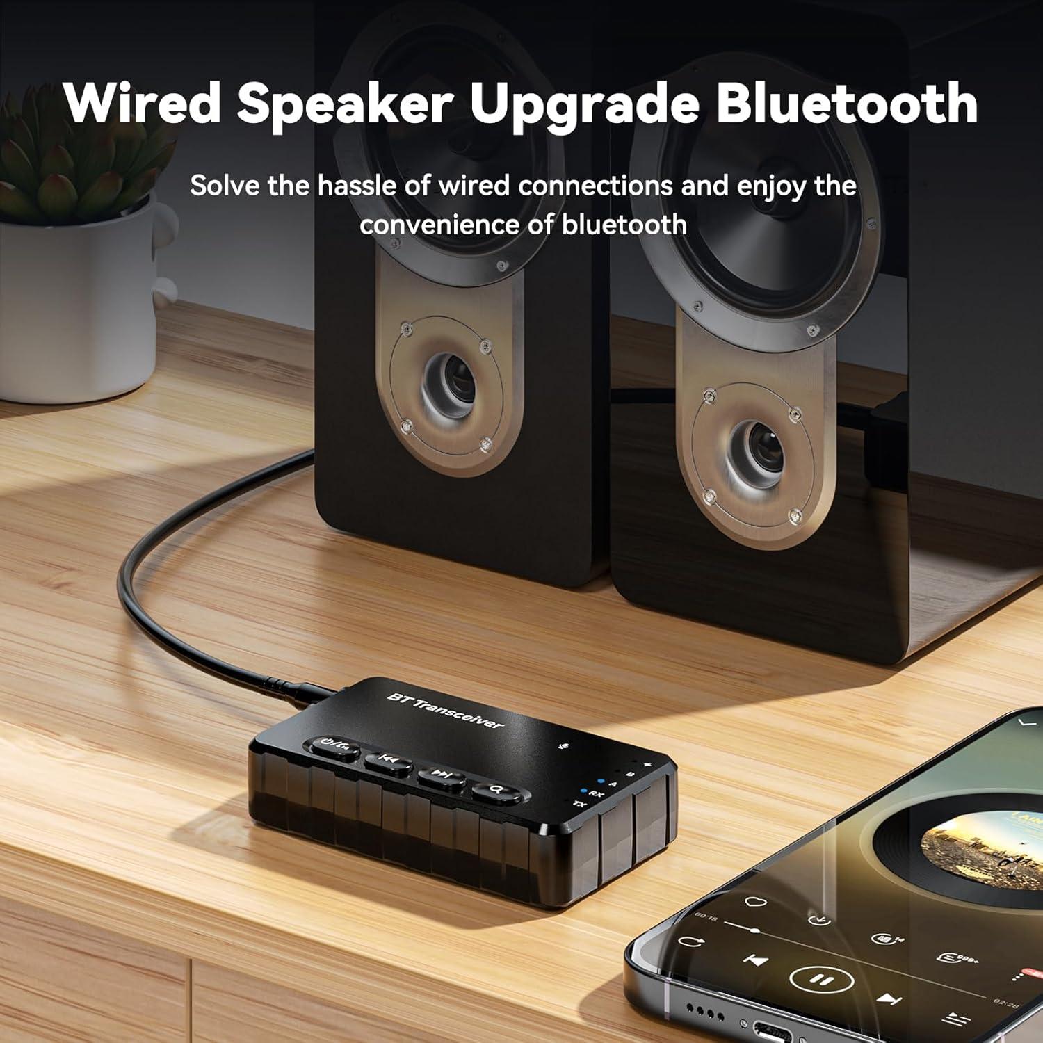 Transmisor Receptor Bluetooth A3 Pro MakerHawk 5.2 300mAh