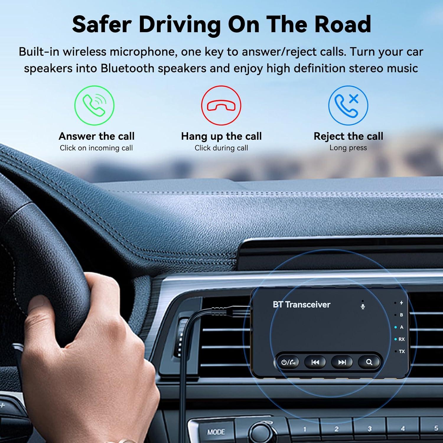 Transmisor Receptor Bluetooth A3 Pro MakerHawk 5.2 300mAh