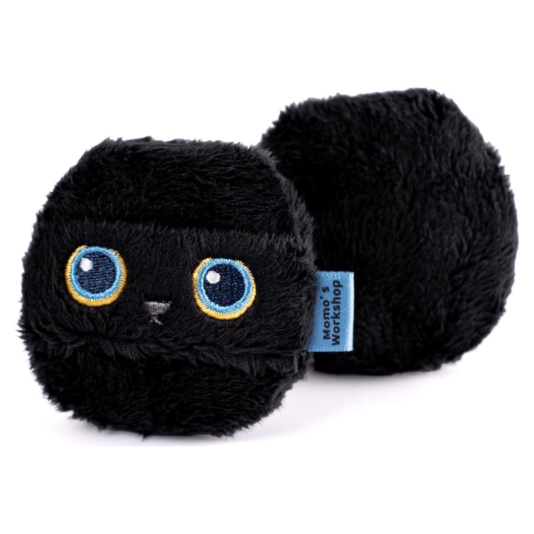 Esponja de Maquillaje Fluffy Taller de Momo 7x7 cm Negra