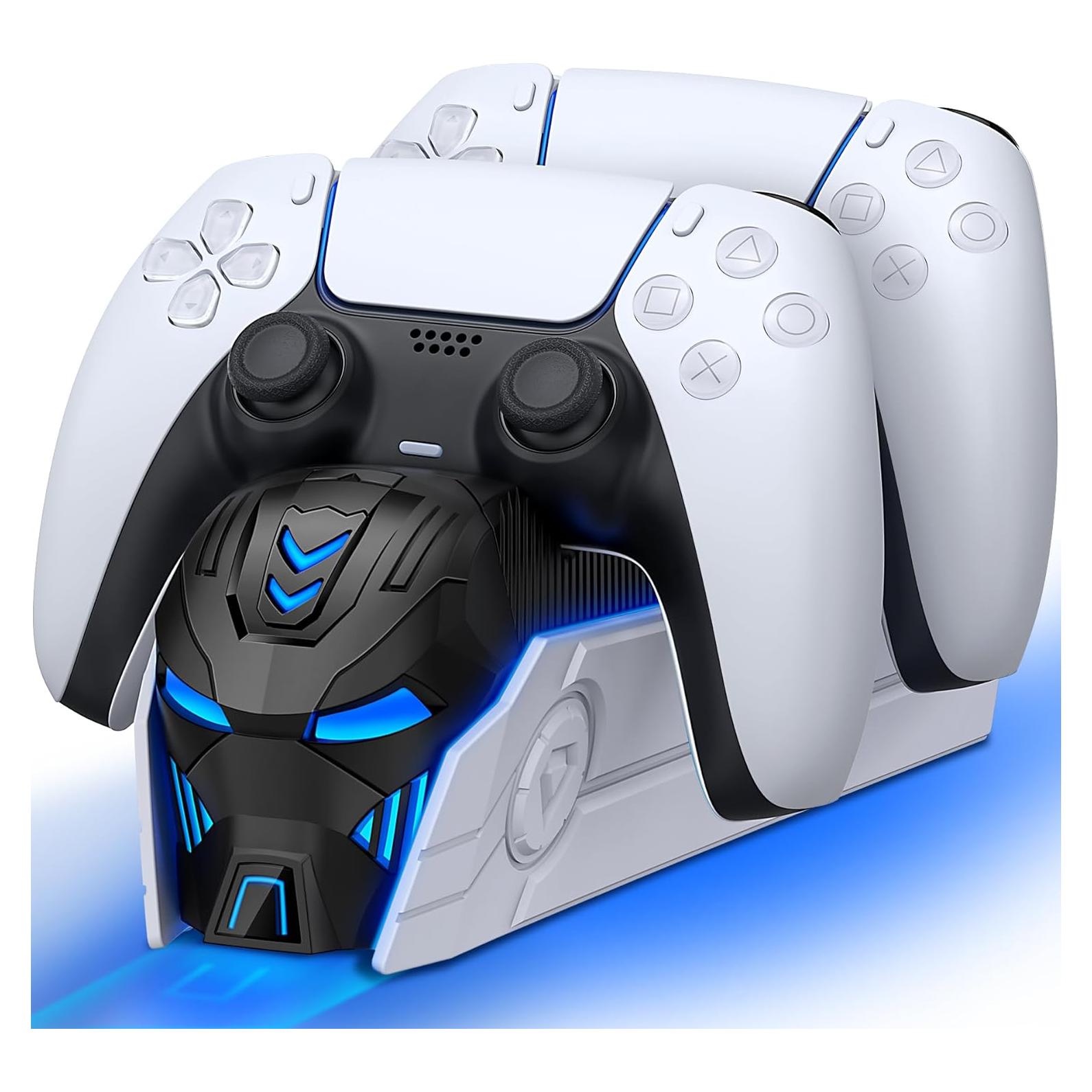 Estación de Carga Doble PS5 Svetaecho con LED - Carga Rápida