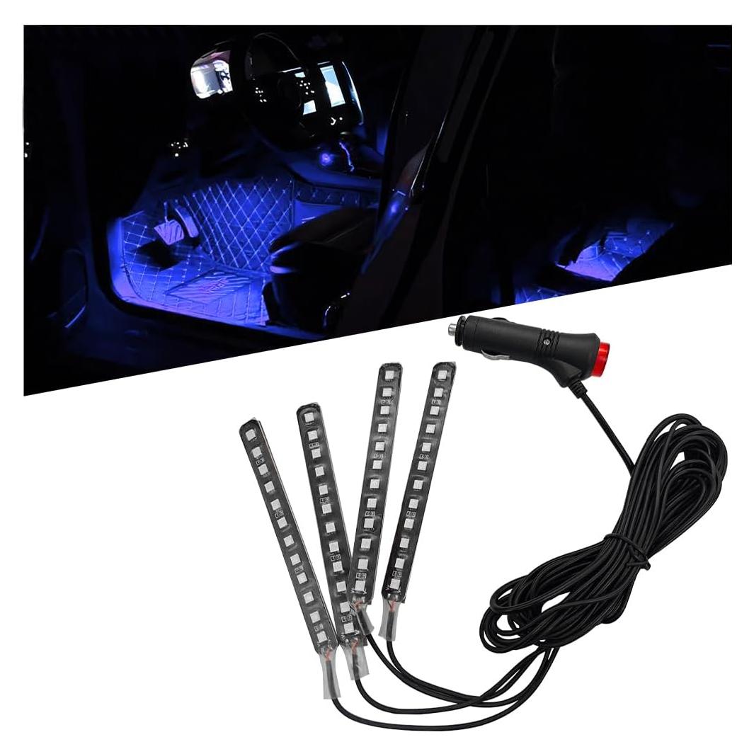 Tira de Luz LED para Coche Osilly 12V Azul 150 cm Impermeable