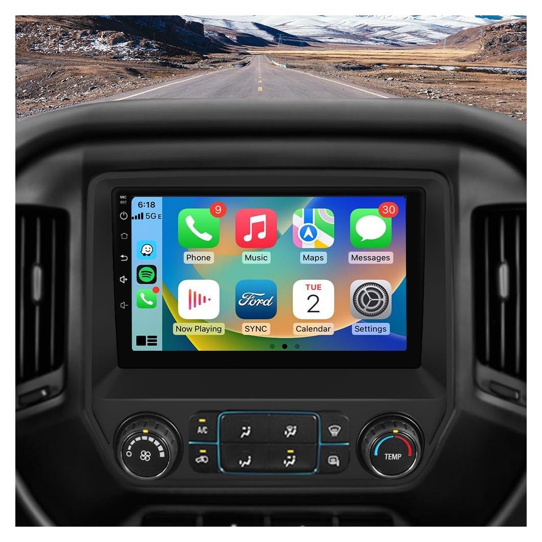 Radio de Coche Android AWESAFE para Chevy Silverado 2014-2018