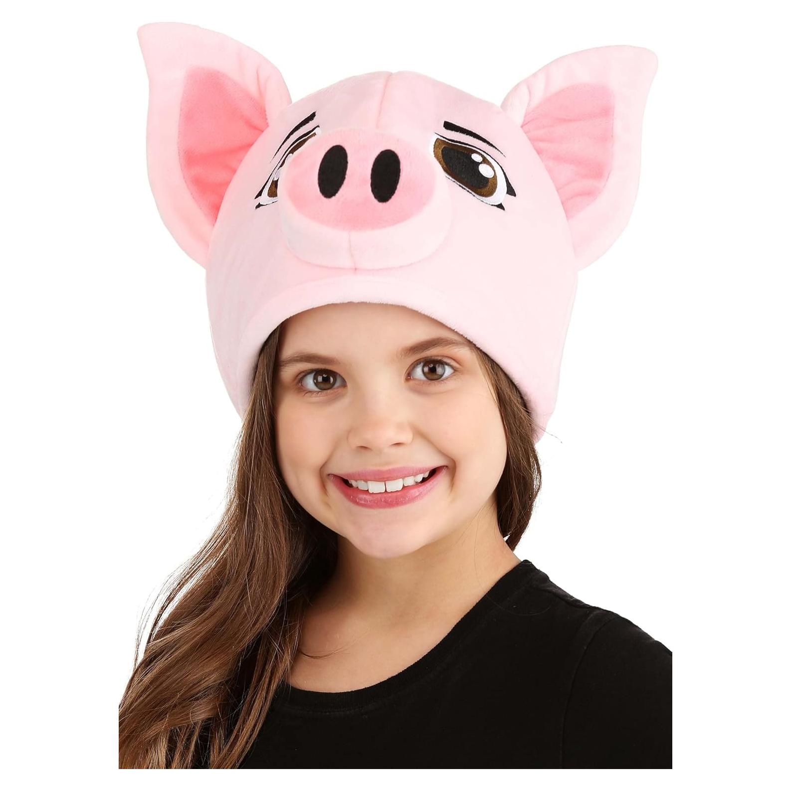 Sombrero de Peluche de Cerdo Elope - Ajustable Unisex