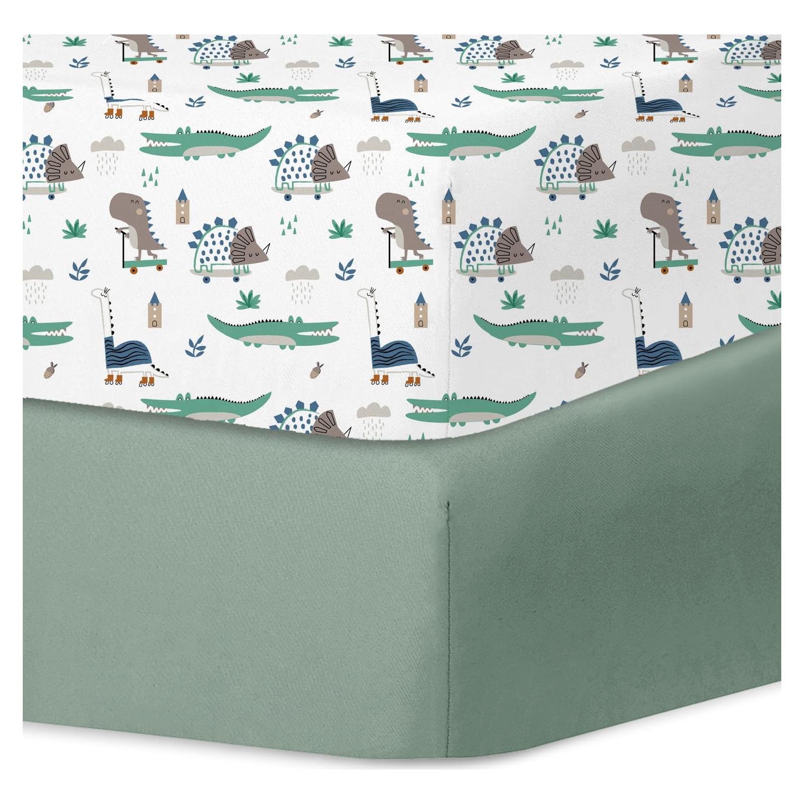 Sábanas para Cuna Little Grape Land 2 Piezas Microfibra