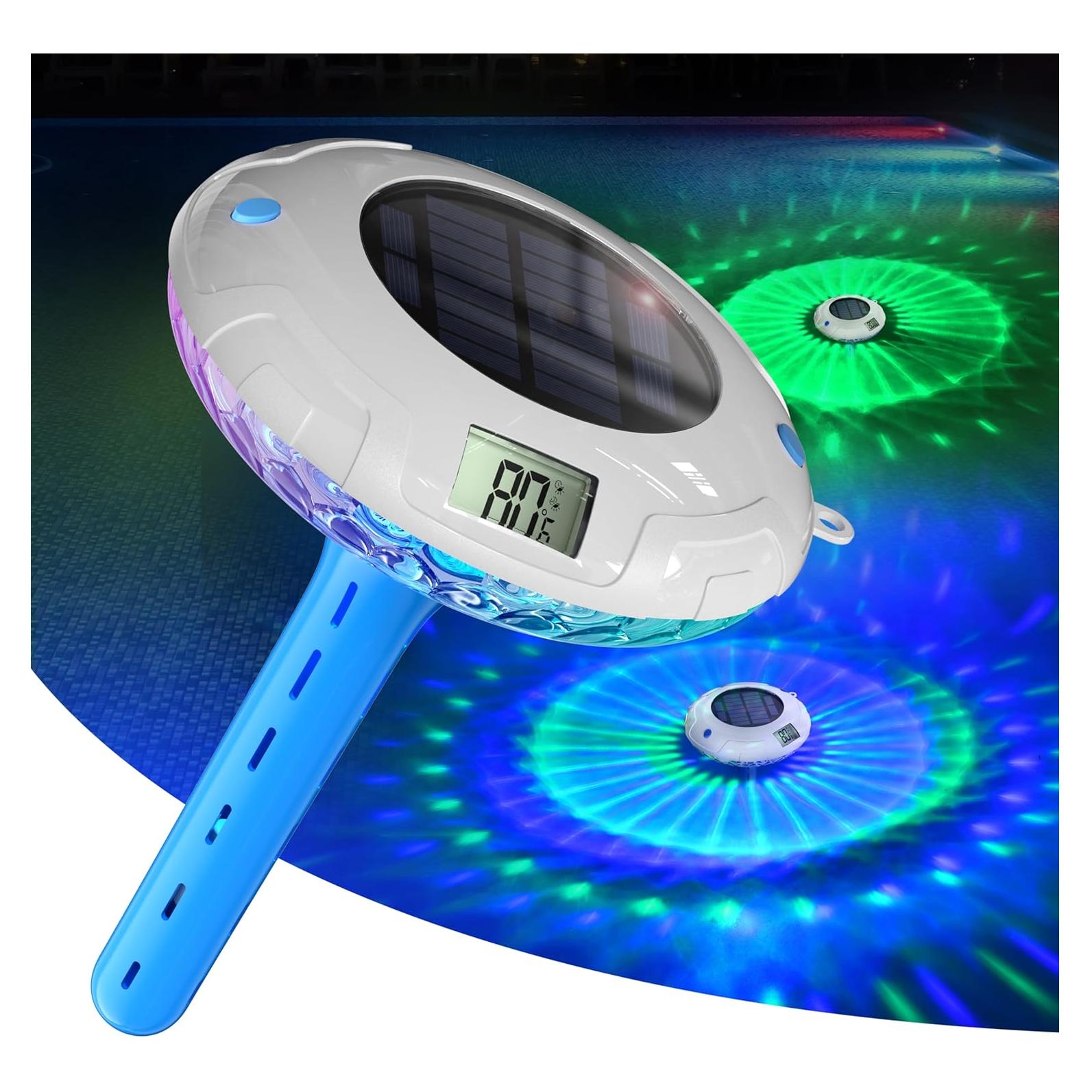 Termómetro de piscina solar PoolPrime RGBW 8 modos 18.8cm