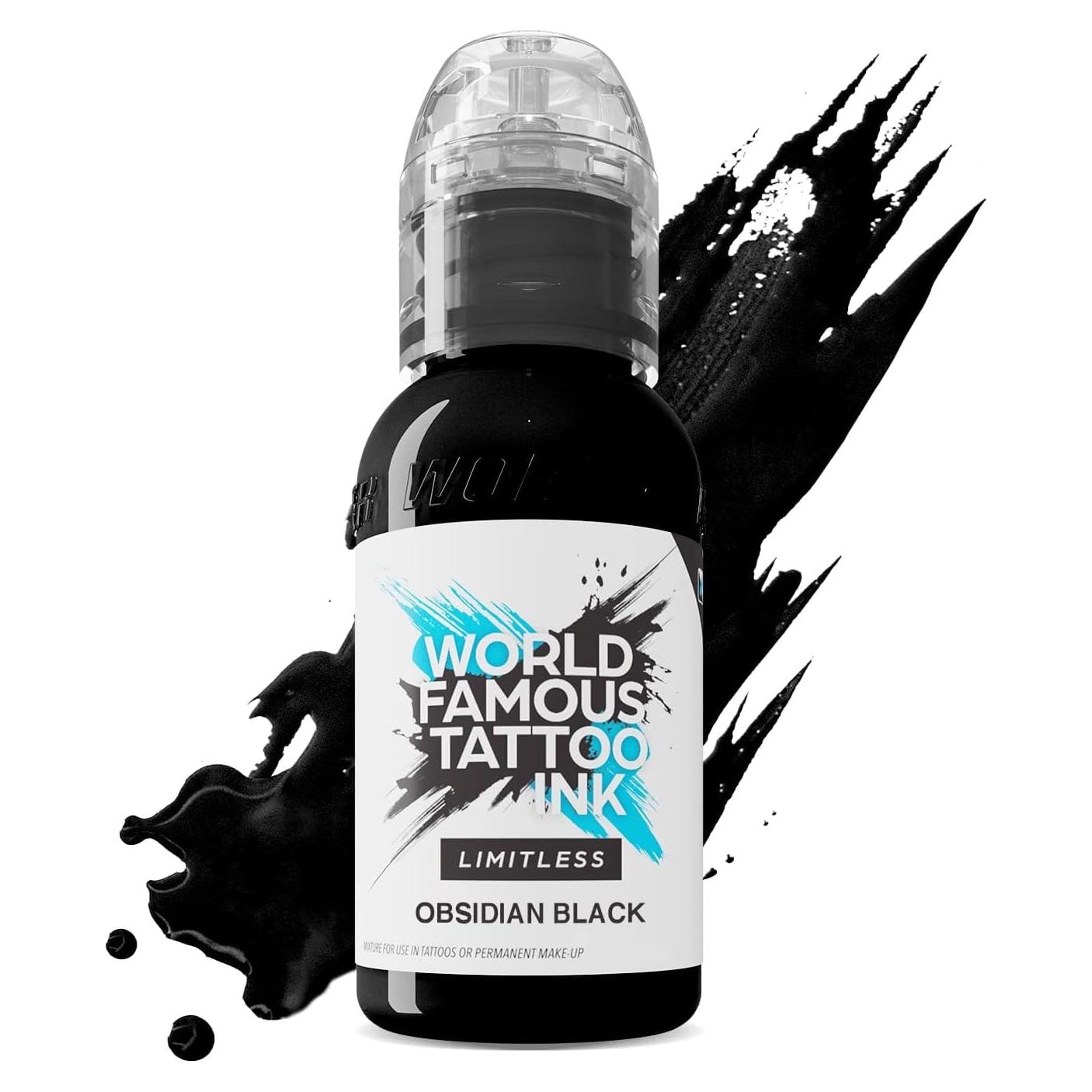 Tinta Profesional para Tatuajes World Famous 29.57 ml - Negro