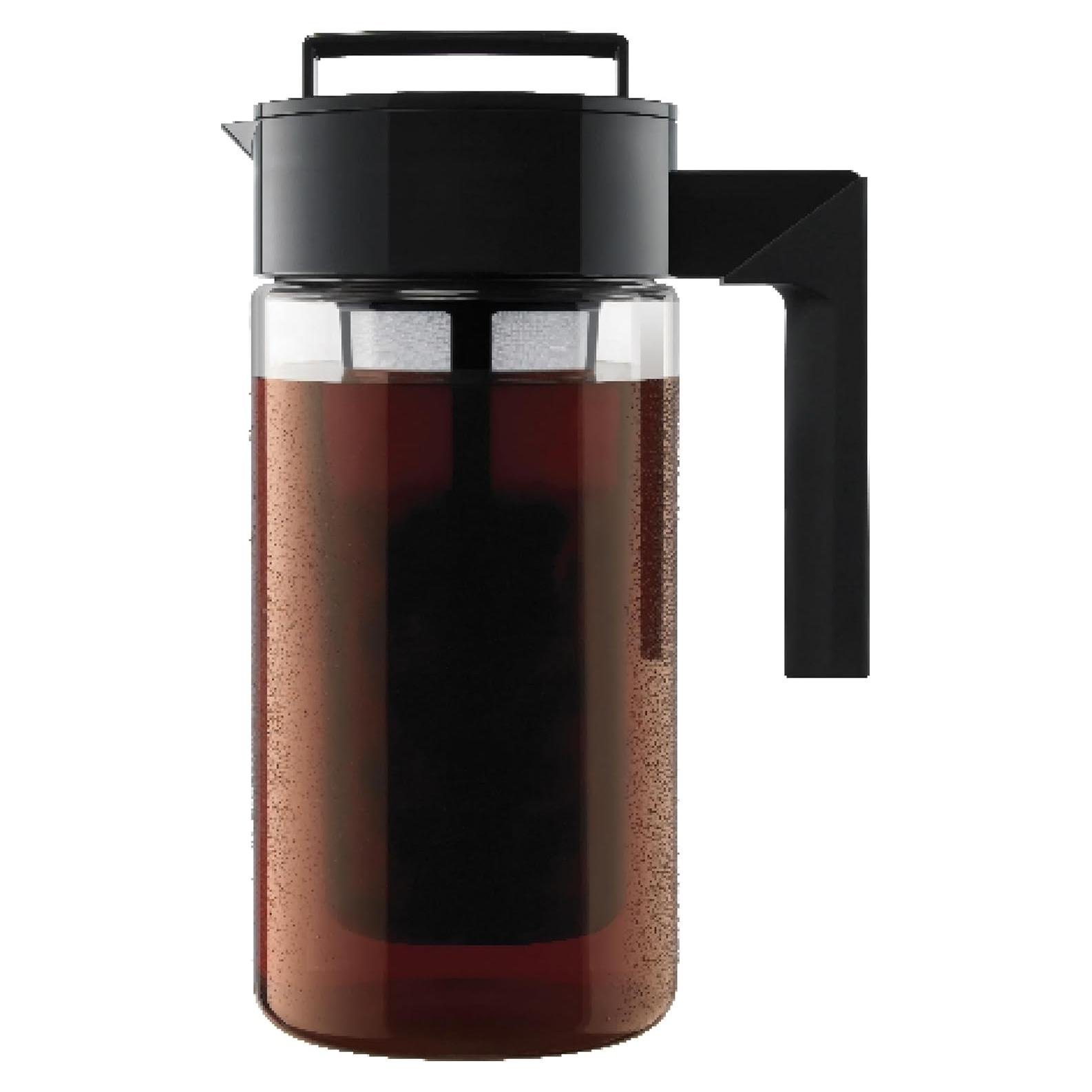 Cafetera de Frío Takeya 1 Cuartillo Negra - Tritan Libre de BPA