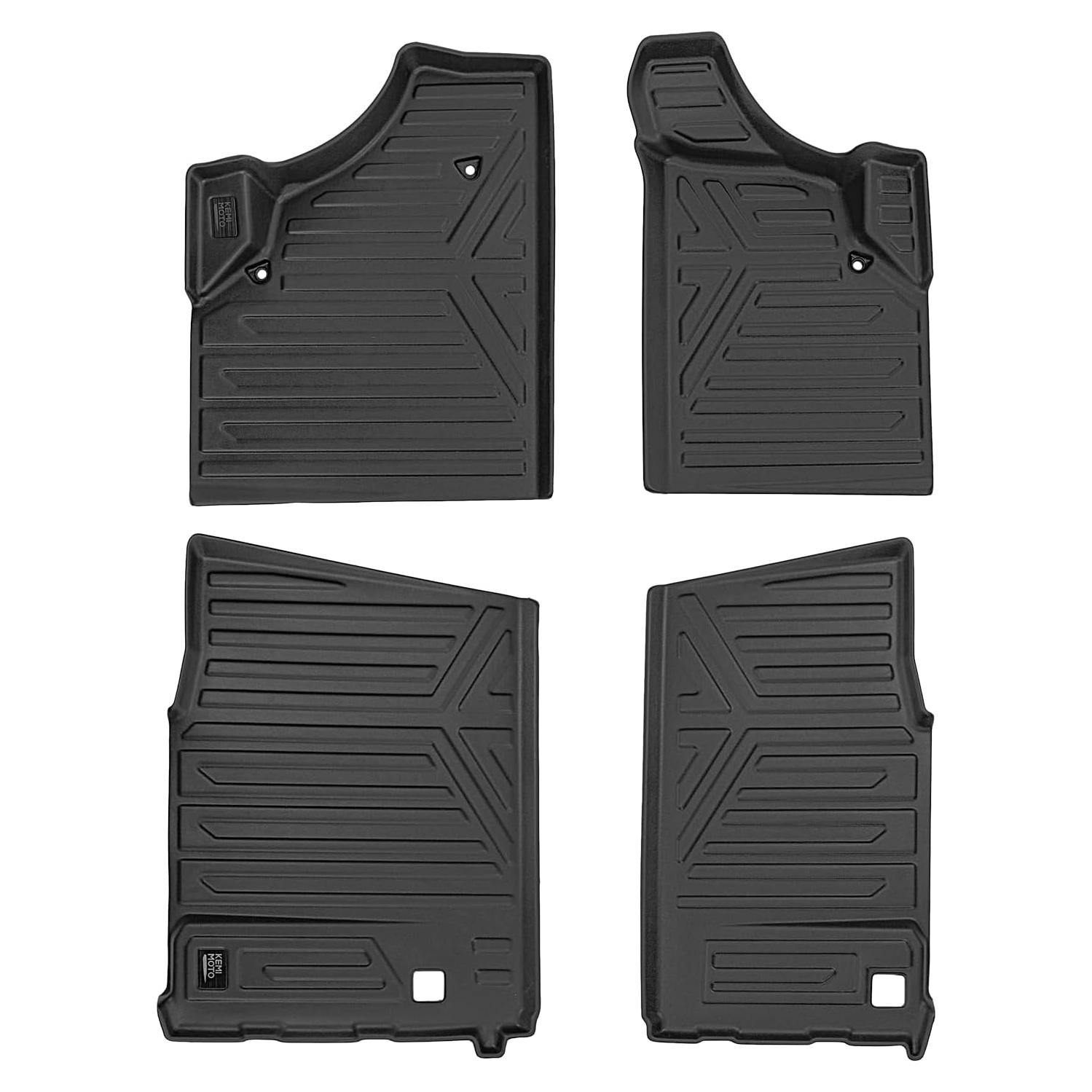 KEMIMOTO Alfombrillas de Piso 4 Piezas para Can-Am Defender
