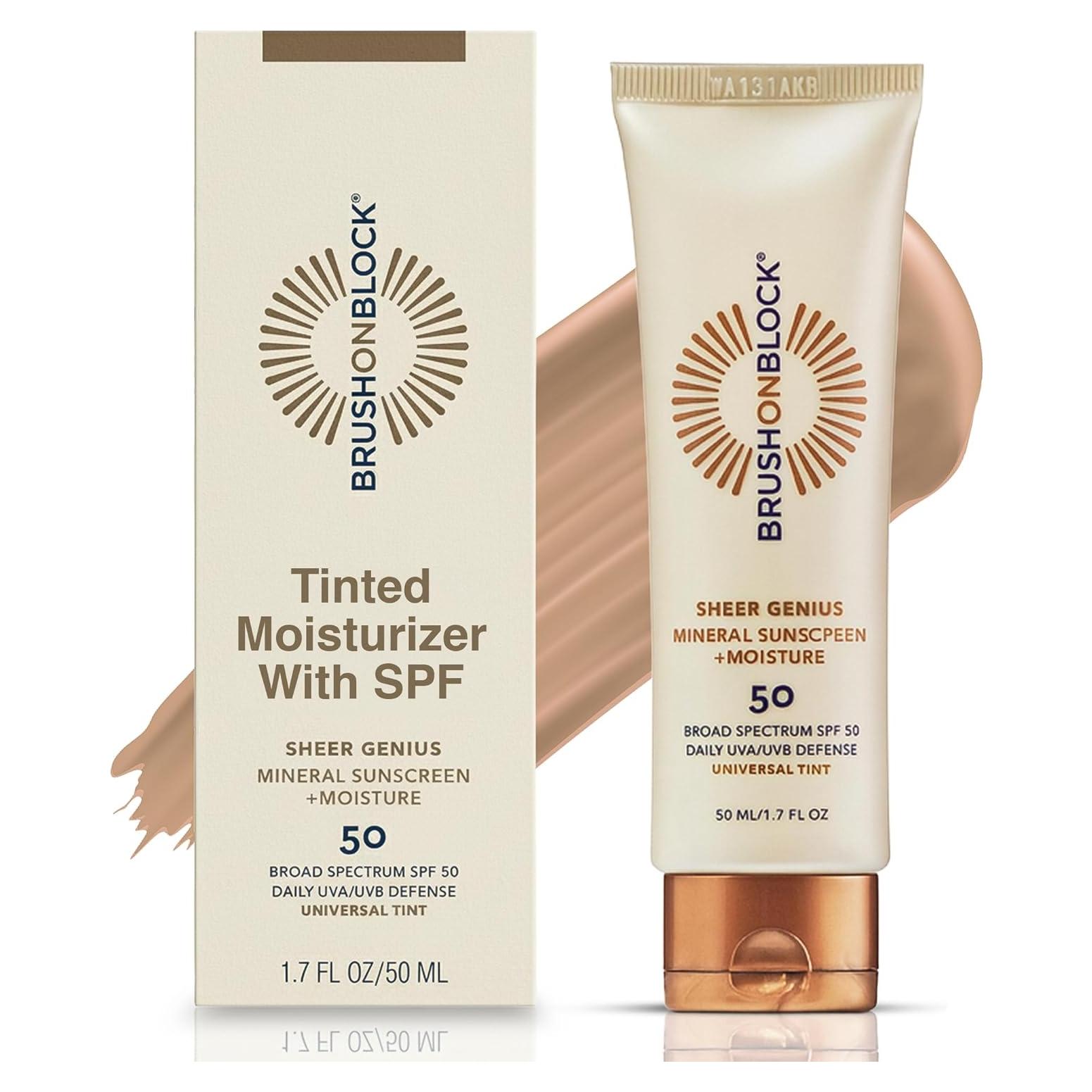 Protector Solar Mineral Tinteado Brush On Block SPF 50 - 49.6g