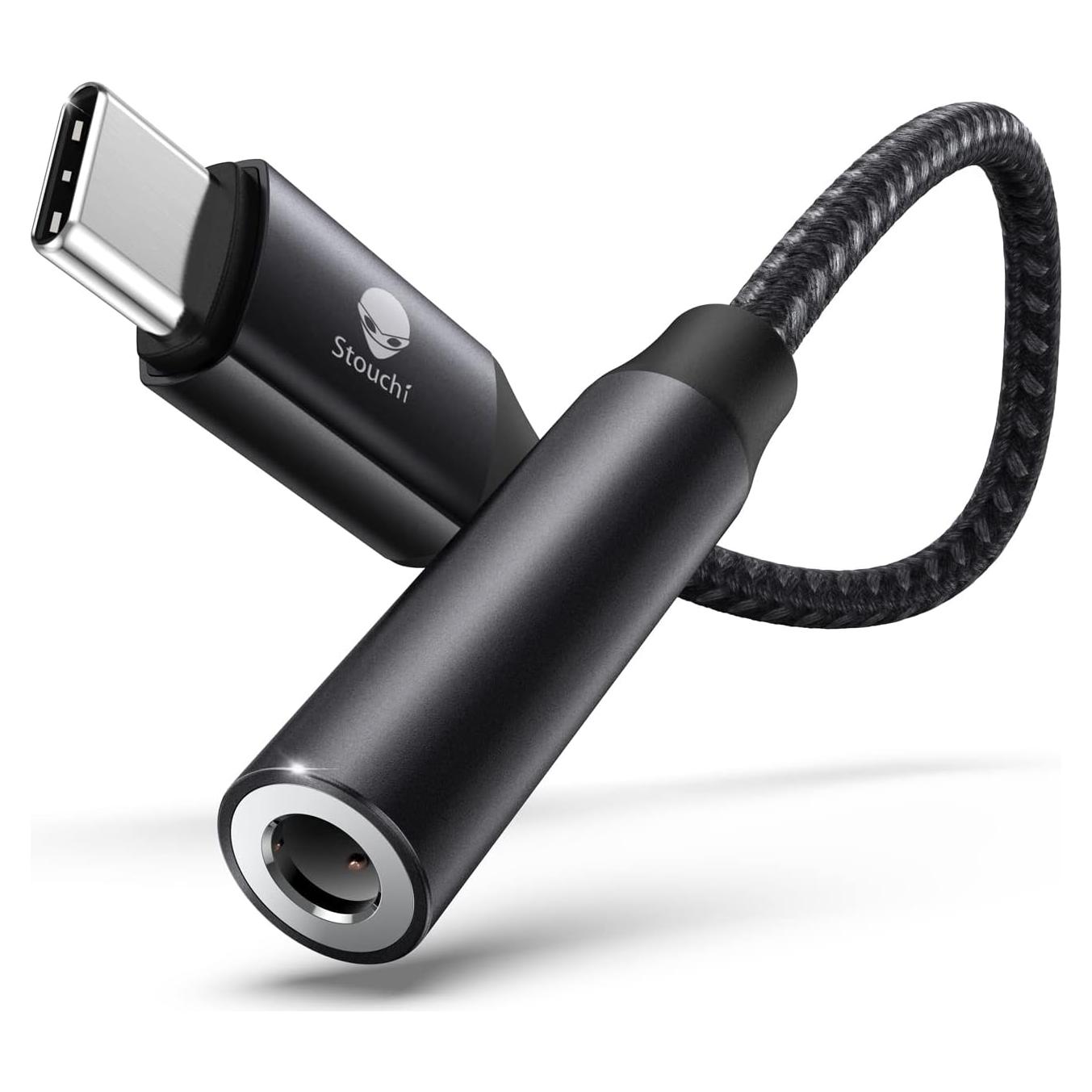 Adaptador USB C a 3.5mm Stouchi - Audio Hi-Fi para Móviles