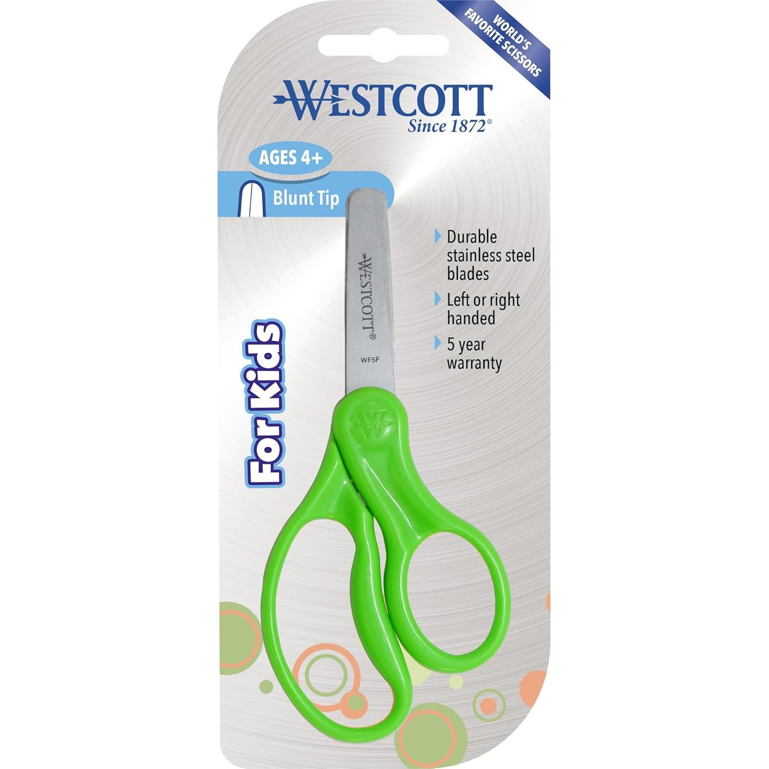 Tijeras para Niños Westcott 15969 Verde Neón 12.7 cm