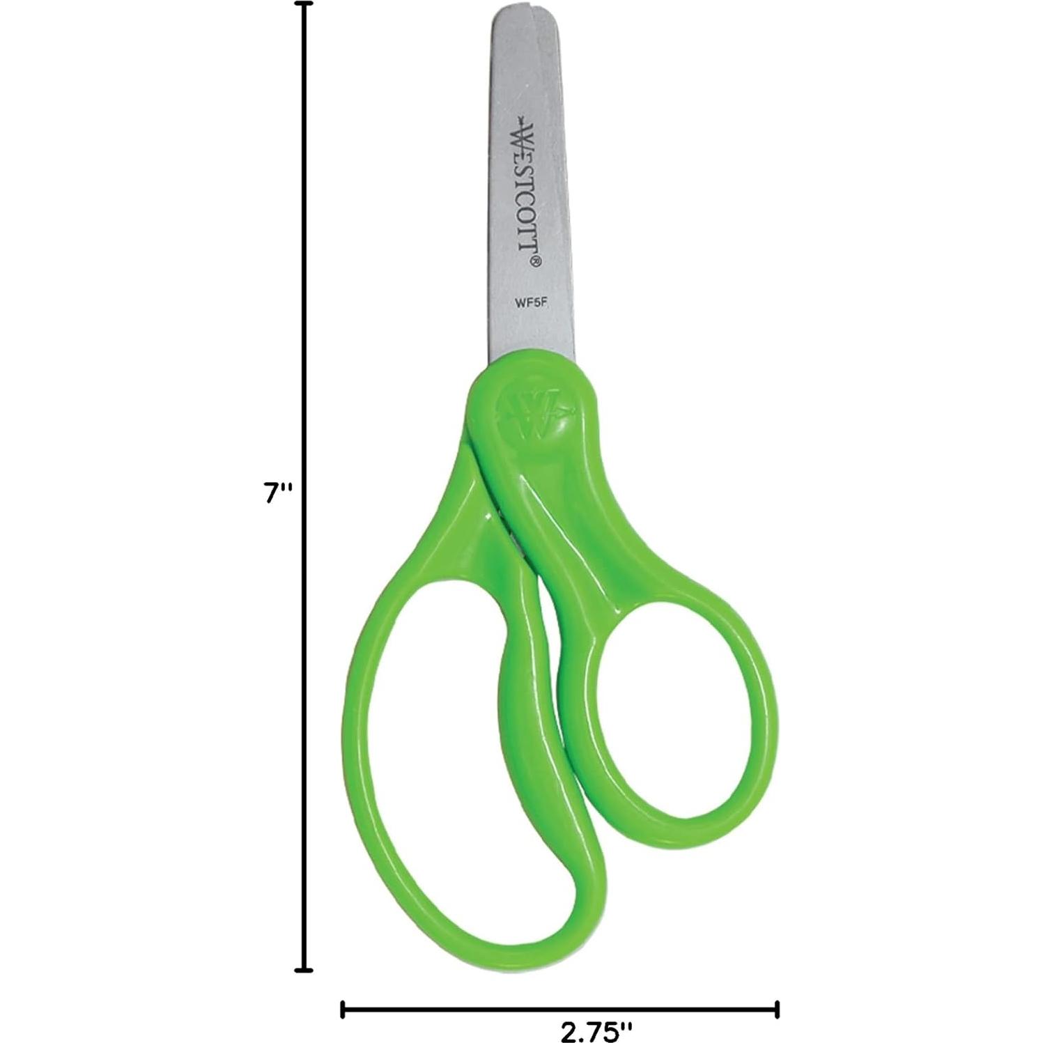 Tijeras para Niños Westcott 15969 Verde Neón 12.7 cm