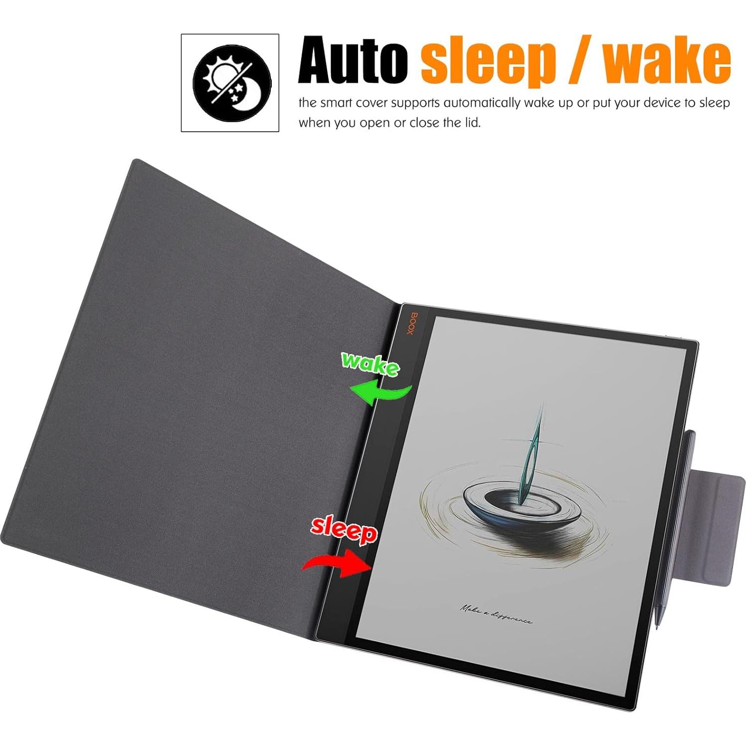 Funda Magnética BOZHUORUI para 13.3" Boox Note Max y Tab X C