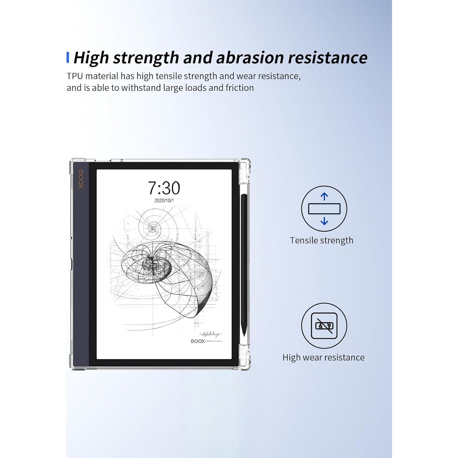 Funda para Tableta Onyx Boox Note Air2/Air2 Plus 10.3" Transparente