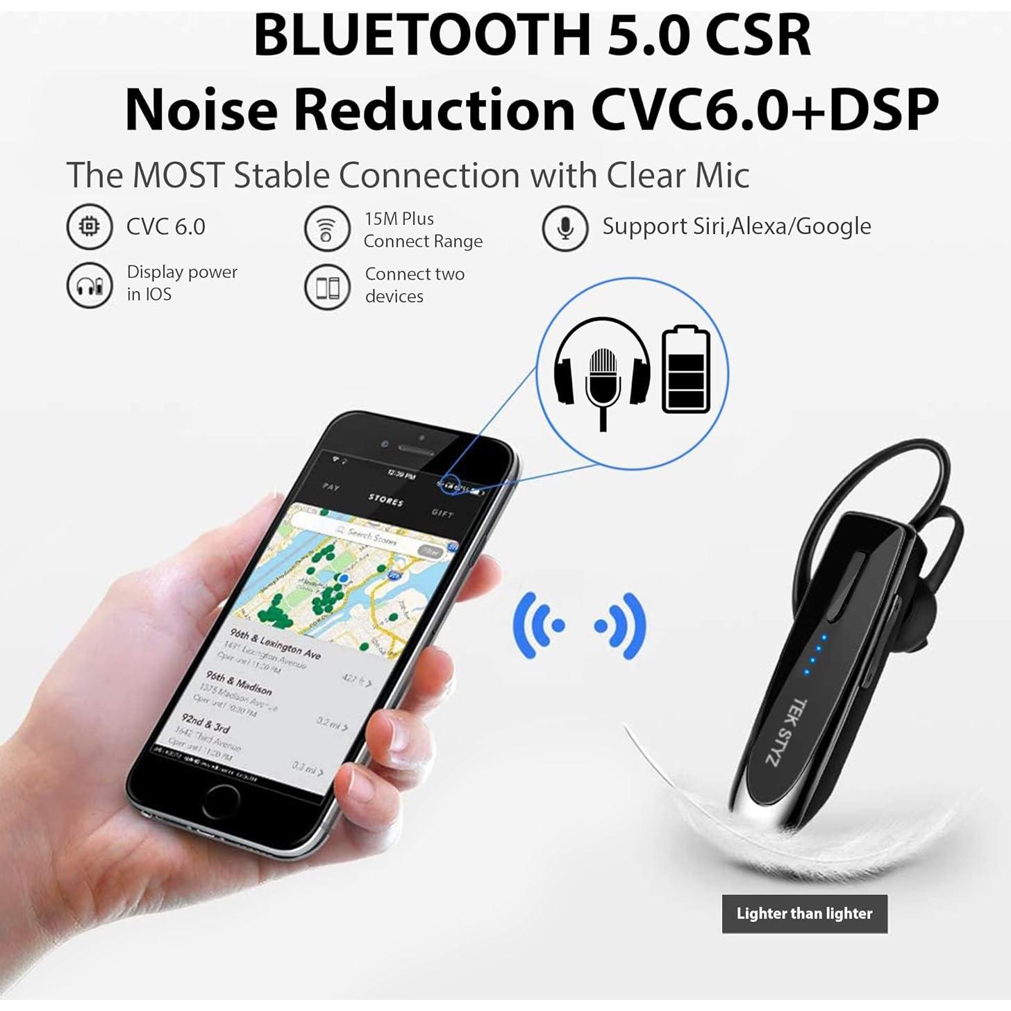 Auriculares Bluetooth 5.3 Tek Styz TS-1241 Impermeables IPX5