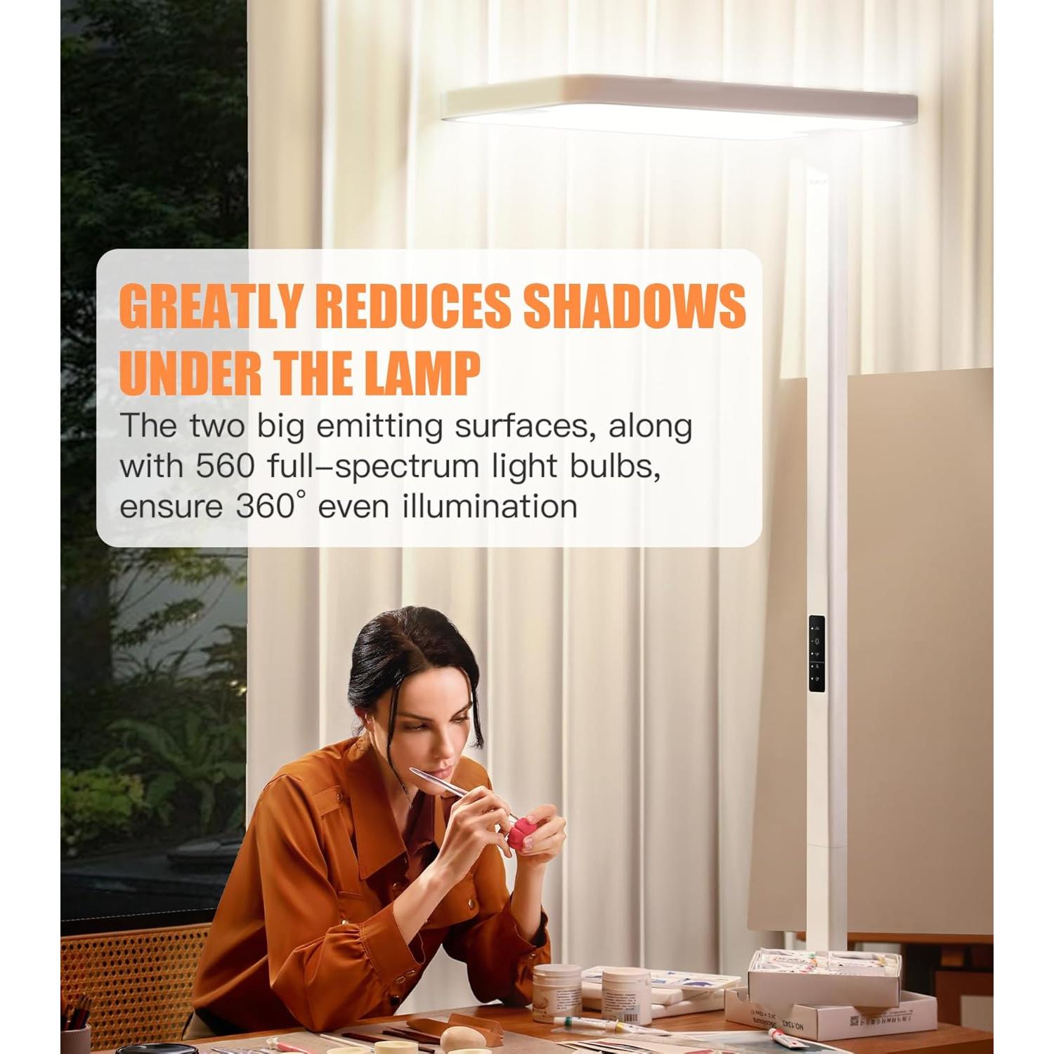 Lámpara de Pie PalFish 100W con Sensor de Movimiento 9500LM