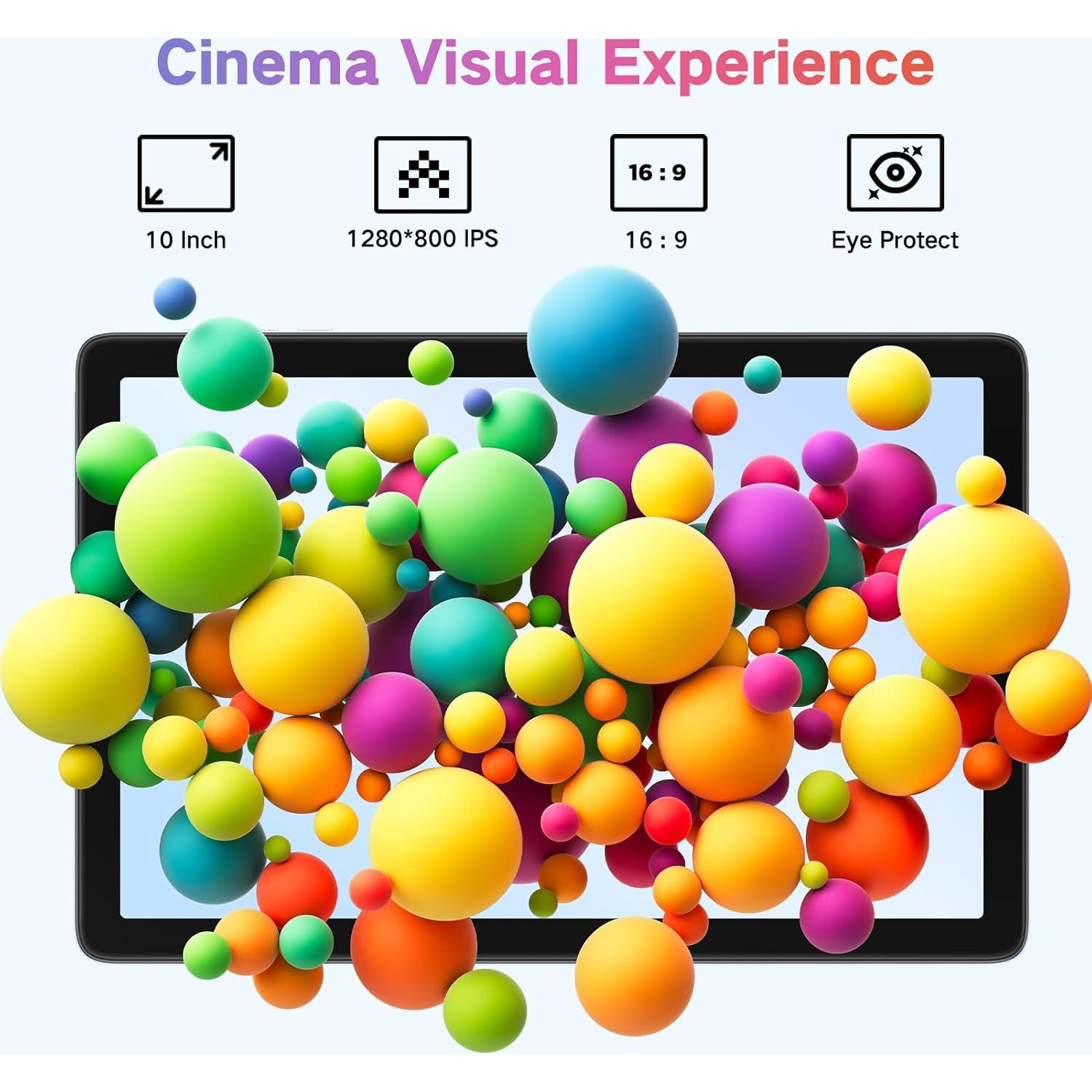 Tablet Android 15 Winsing 10" 12GB RAM 128GB Almacenamiento