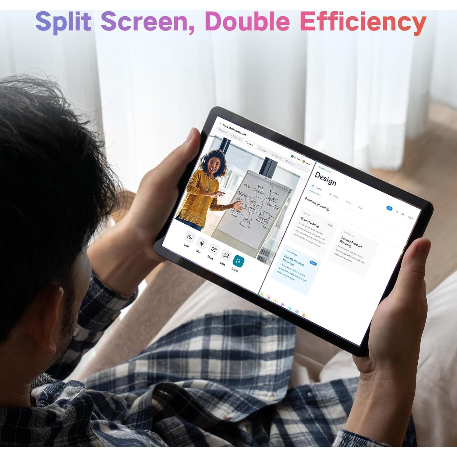 Tablet Android 15 Winsing 10" 12GB RAM 128GB Almacenamiento