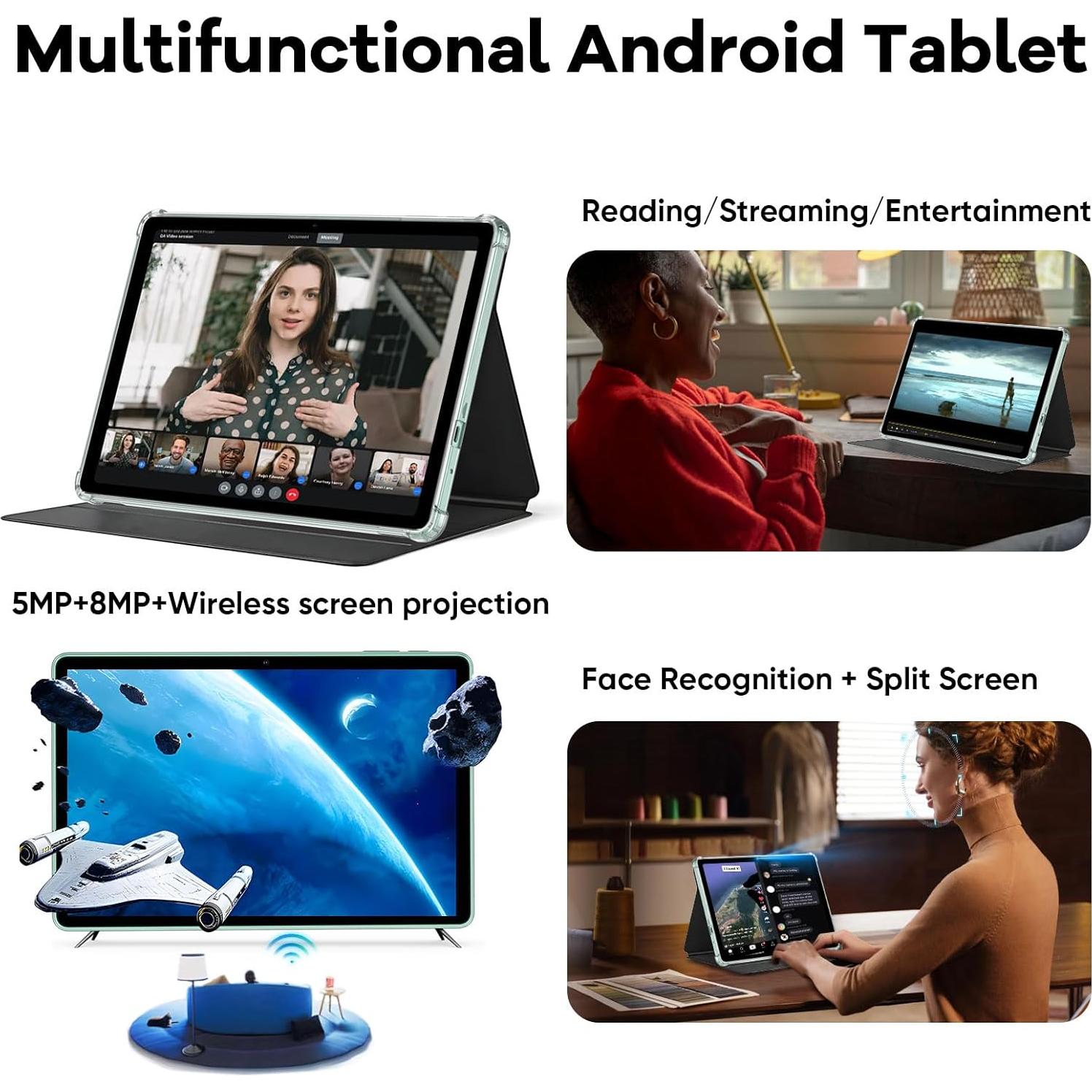 Tableta Android 15 HNVHNV E30 10.1" 24GB RAM 128GB ROM