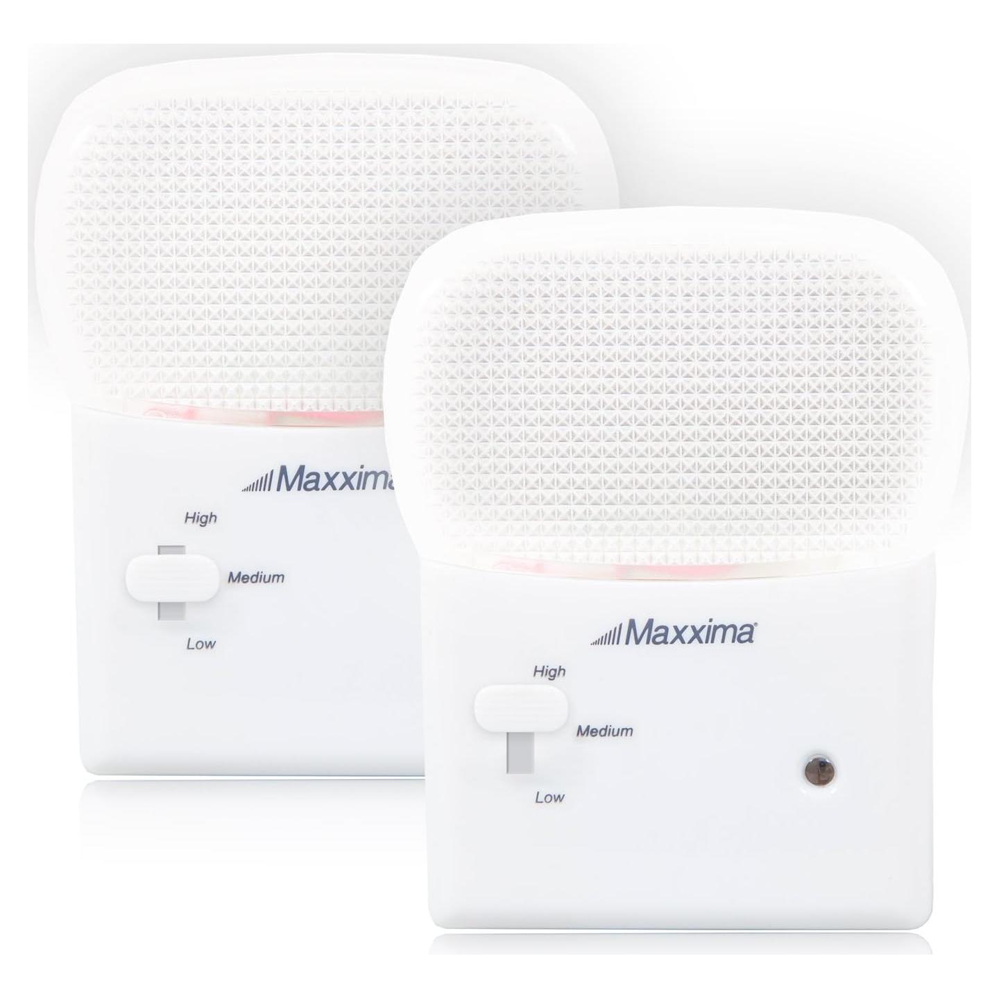 Luz Nocturna LED Maxxima MLN-50DMR con Sensor Crepúsculo - Paquete de 2