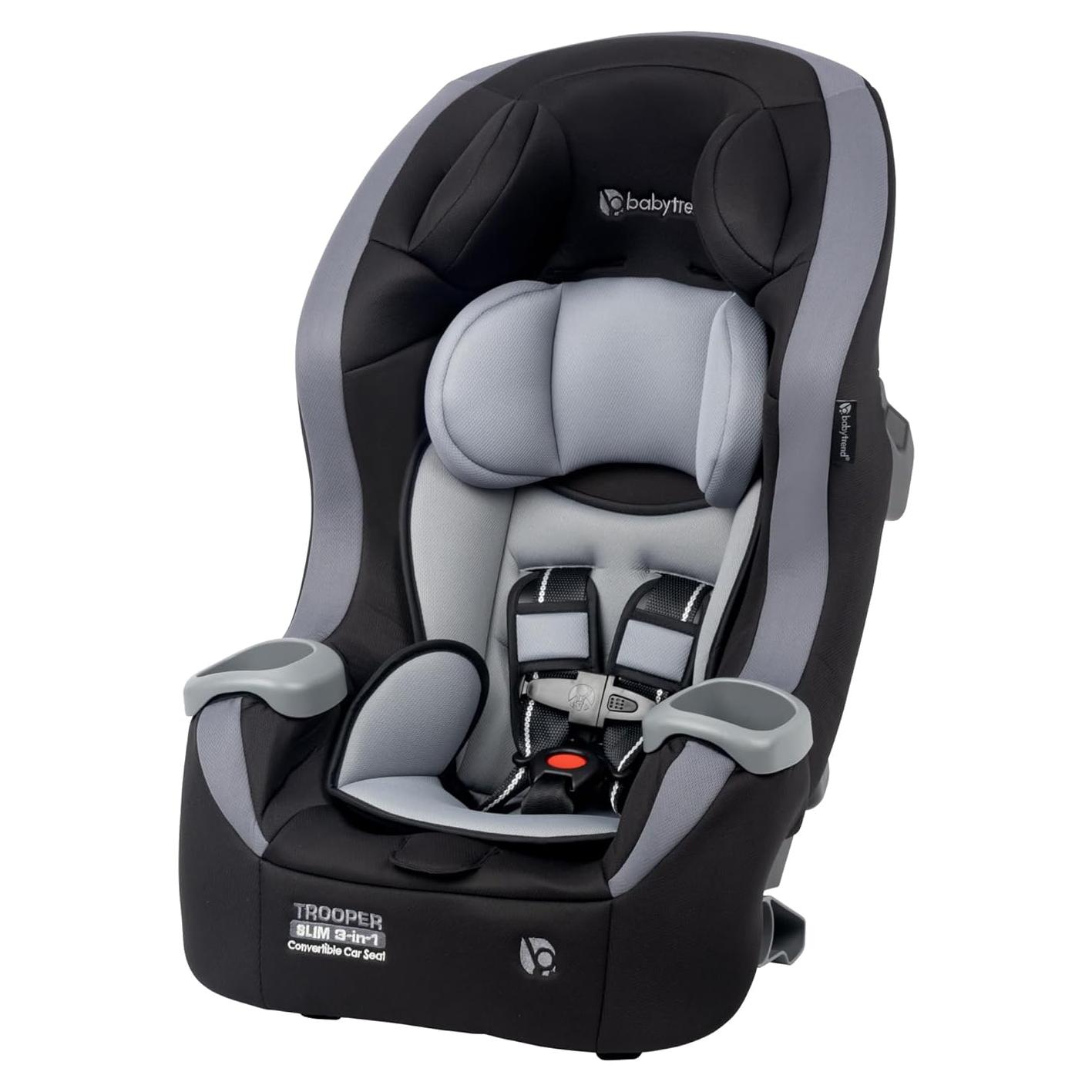 Silla de Auto Convertible 3-en-1 Baby Trend Trooper Slim Negro