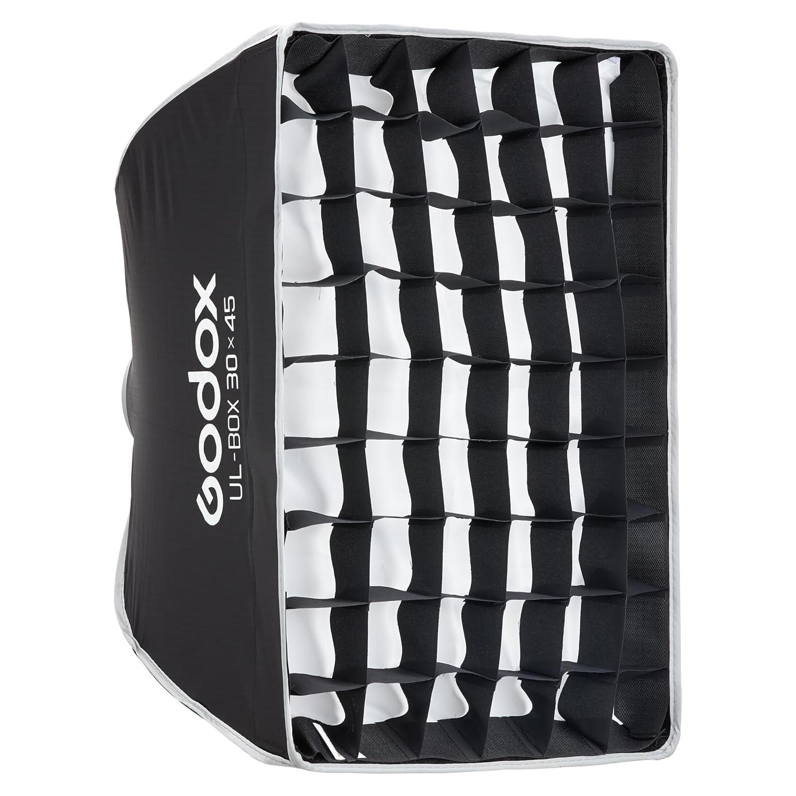 Softbox Rectangular Godox 30x45 cm Plegable con Montura Bowens