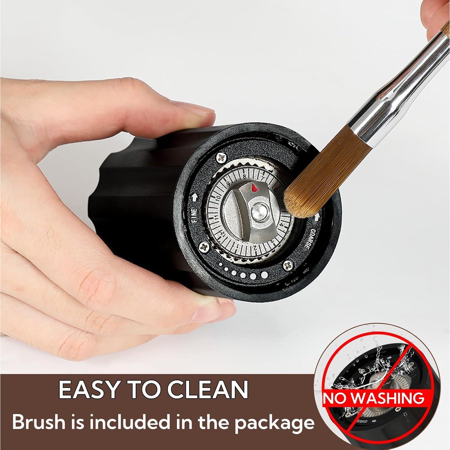 Molino de Café Manual CHDEXU 25g Acero Inoxidable Ajustable