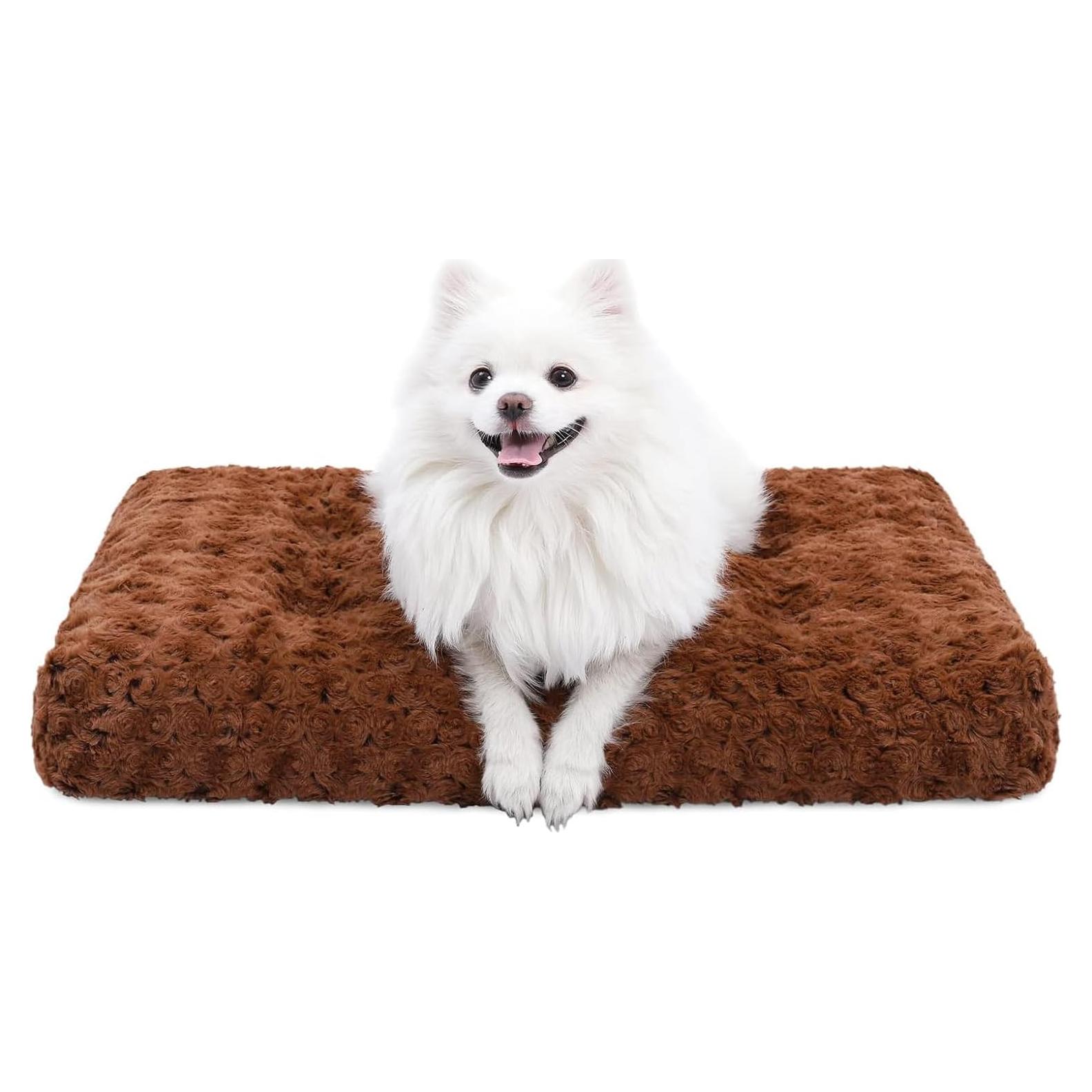 Cama para Perros Lavable KSIIA Deluxe 58.4x45.7cm Marrón