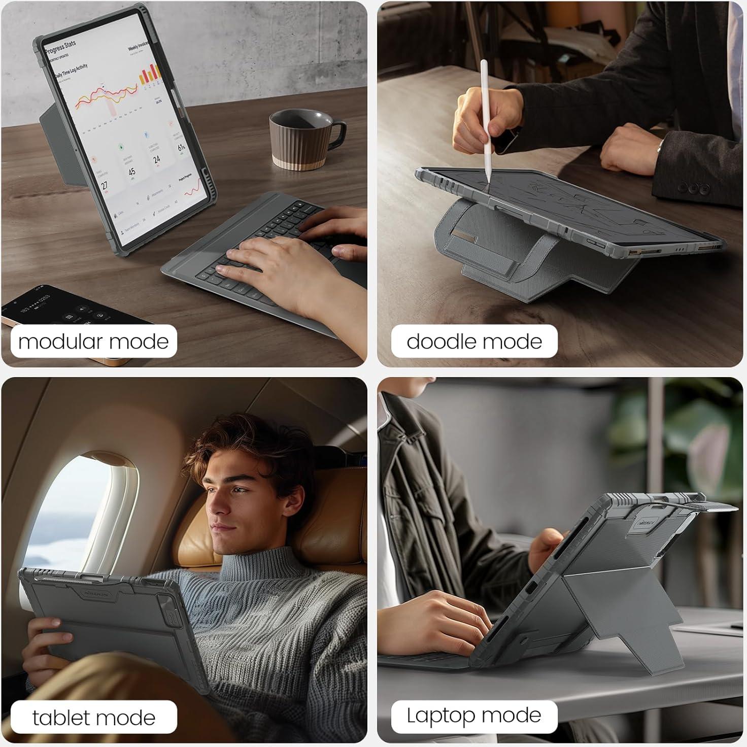 Funda Teclado Retroiluminado Nillkin para iPad Air 13" y Pro 12.9"