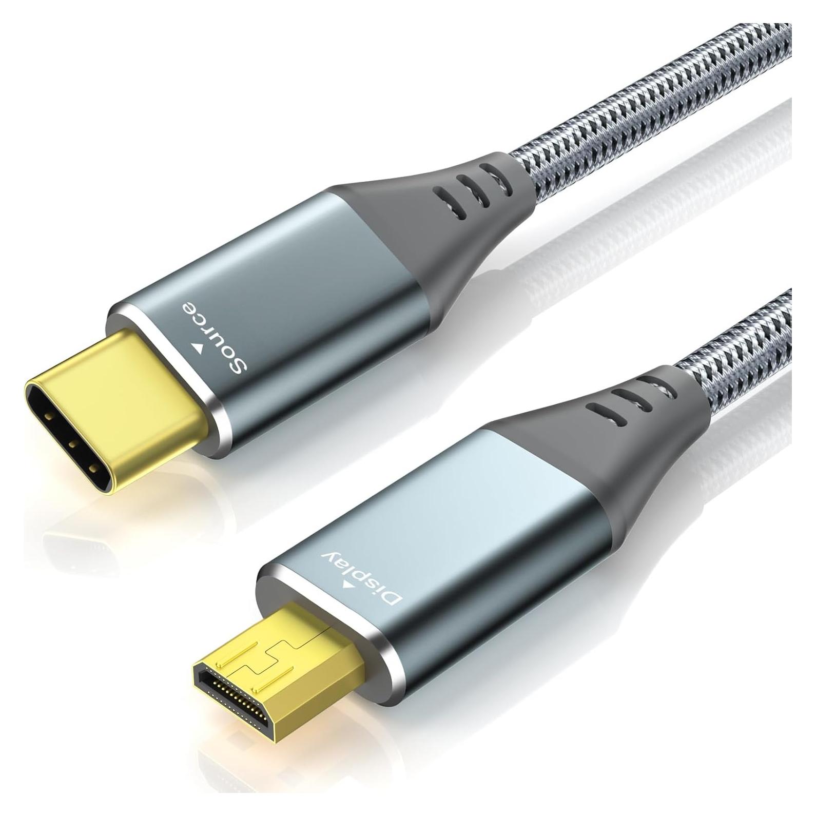 Cable USB C a Micro HDMI 0.91m 4K 60Hz RUIZHI trenzado