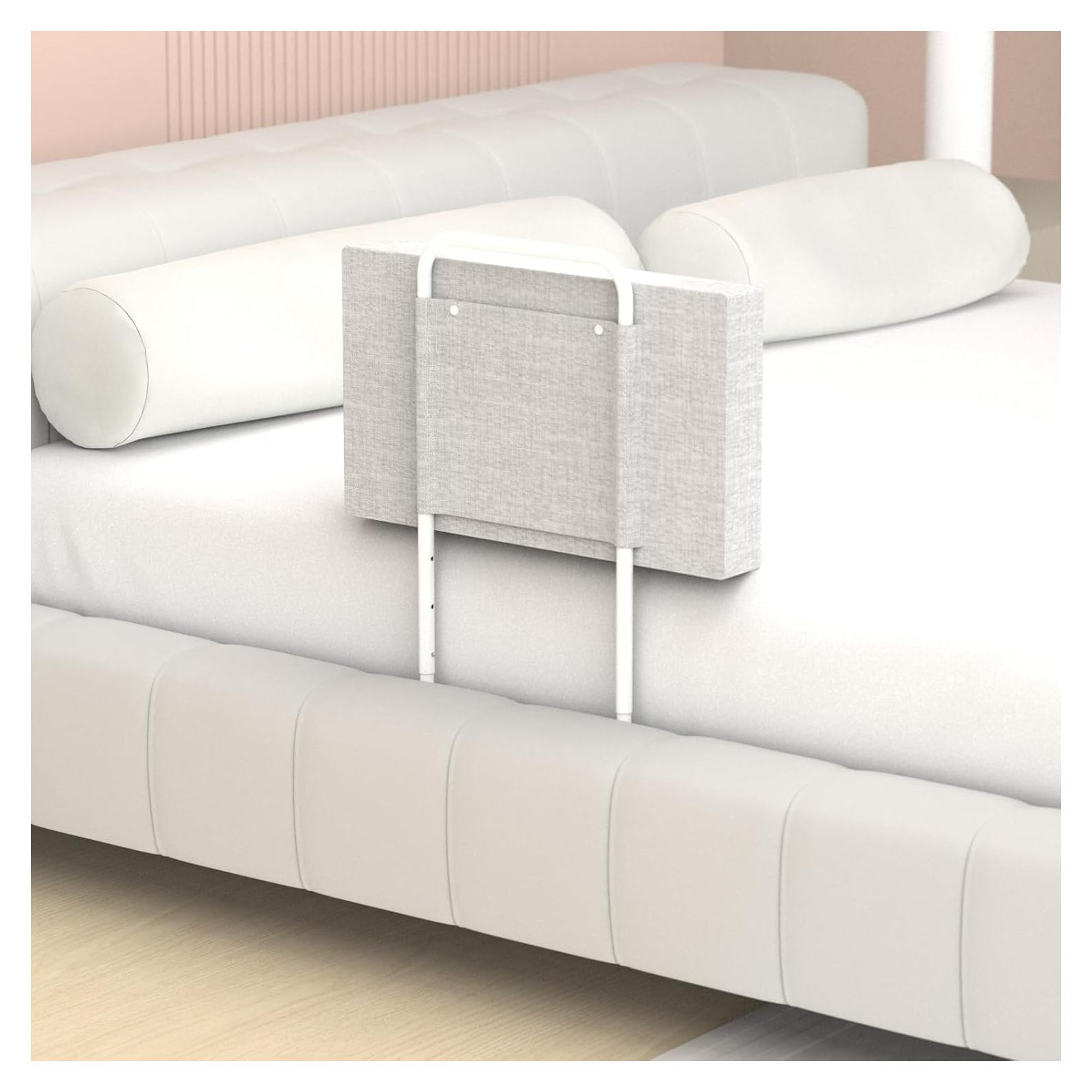 Barandilla de Cama Ajustable OCBAiLi Gris para Twin y Queen