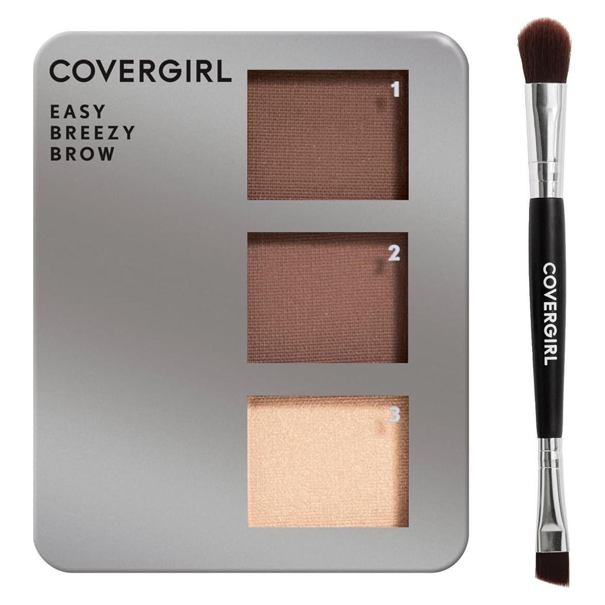 Kit de Polvo para Cejas Covergirl Easy Breezy - 3 Tonos