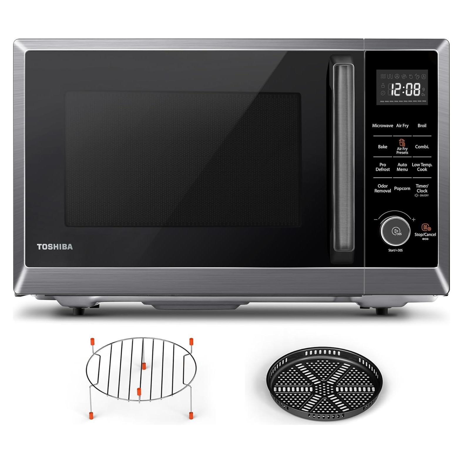 Horno Microondas TOSHIBA 8 en 1 Convección 1.0 Pies Cúbicos