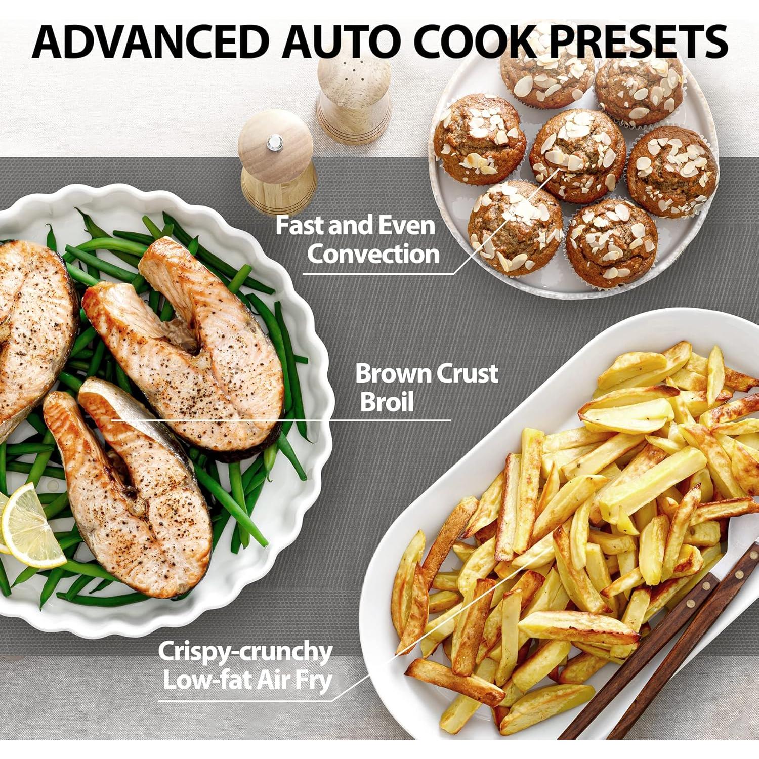 Horno Microondas TOSHIBA 8 en 1 Convección 1.0 Pies Cúbicos