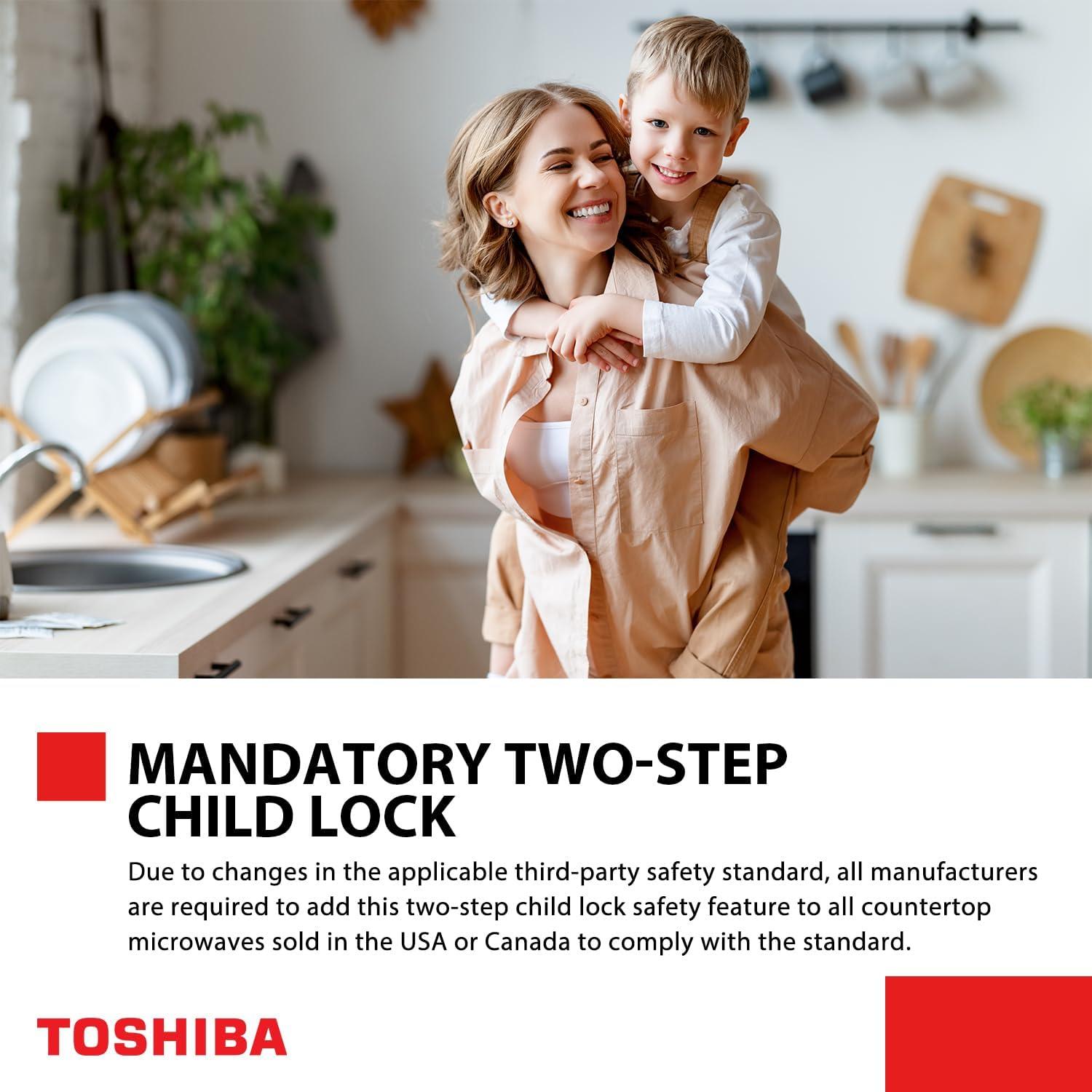 Horno Microondas TOSHIBA 8 en 1 Convección 1.0 Pies Cúbicos