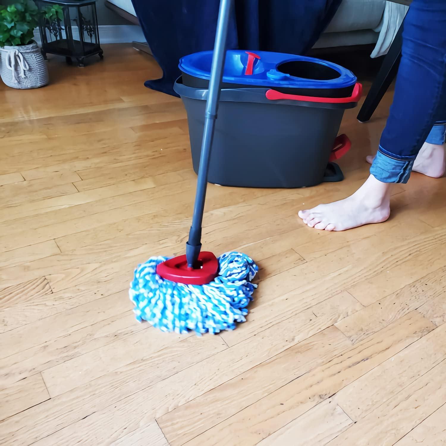 Paquete de 4 cabezales de microfibra Famebird para mopa 2 tanques