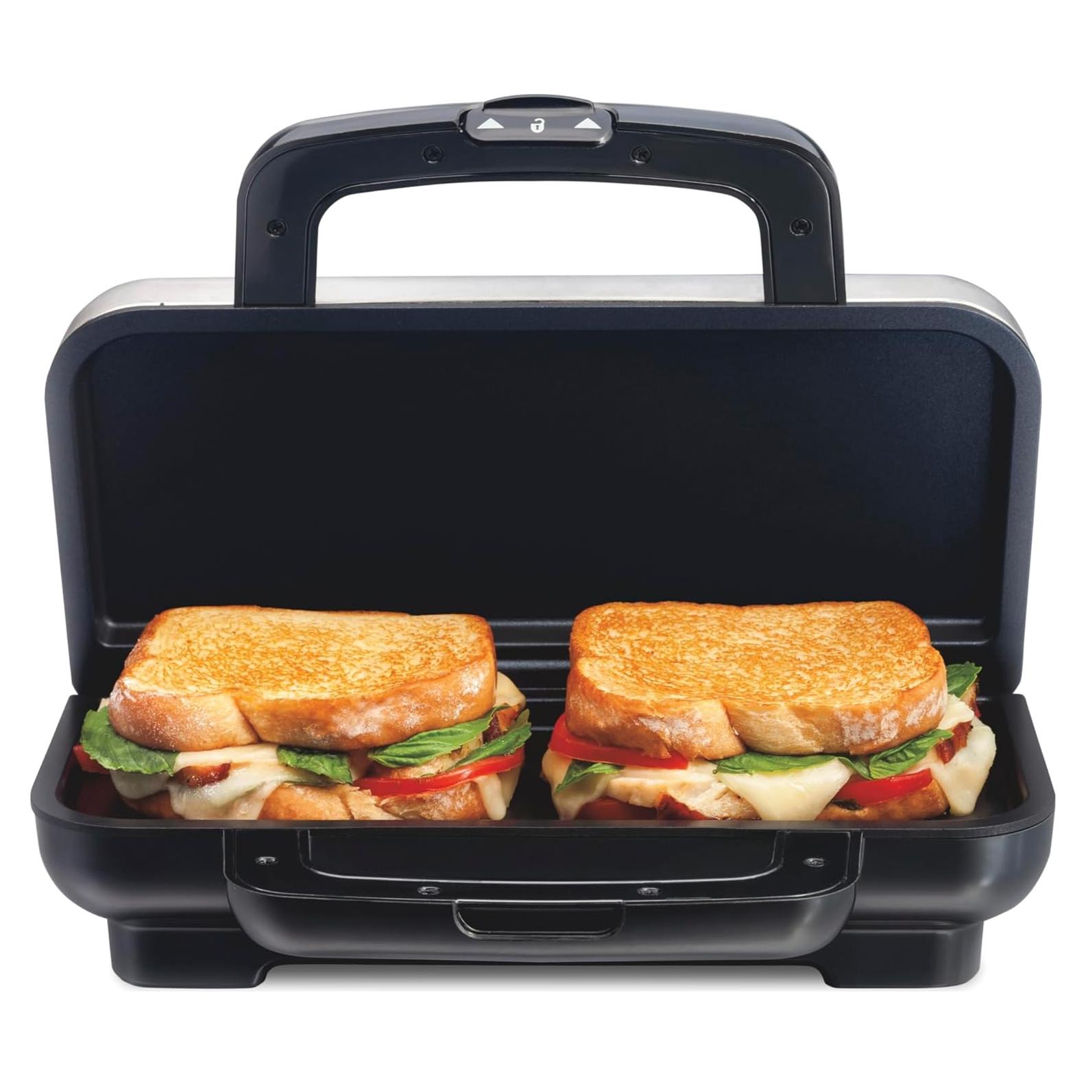 Máquina de Sándwiches Proctor Silex Deluxe Acero Inoxidable