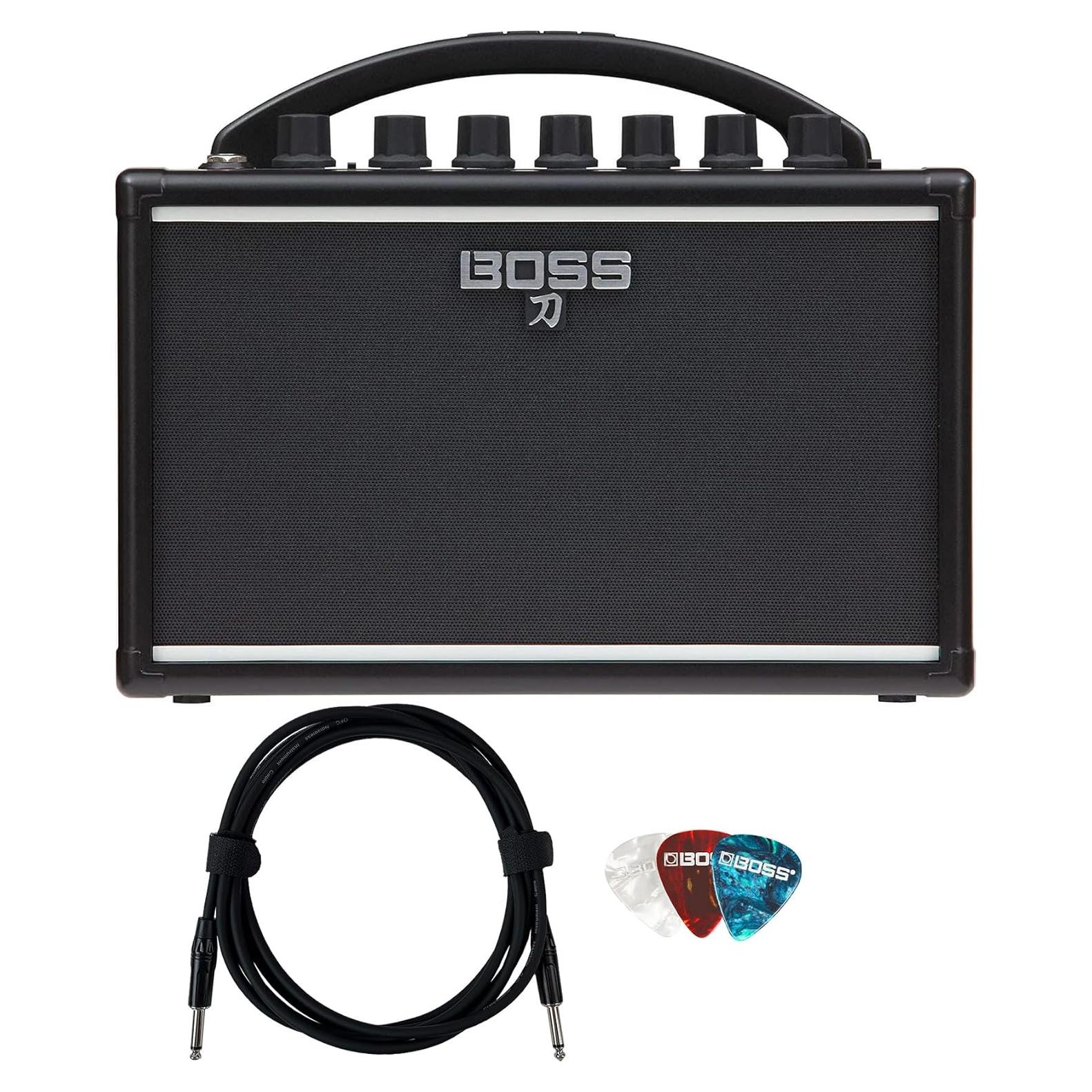 Amplificador de guitarra Boss Katana Mini 7W con cable y 3 pua