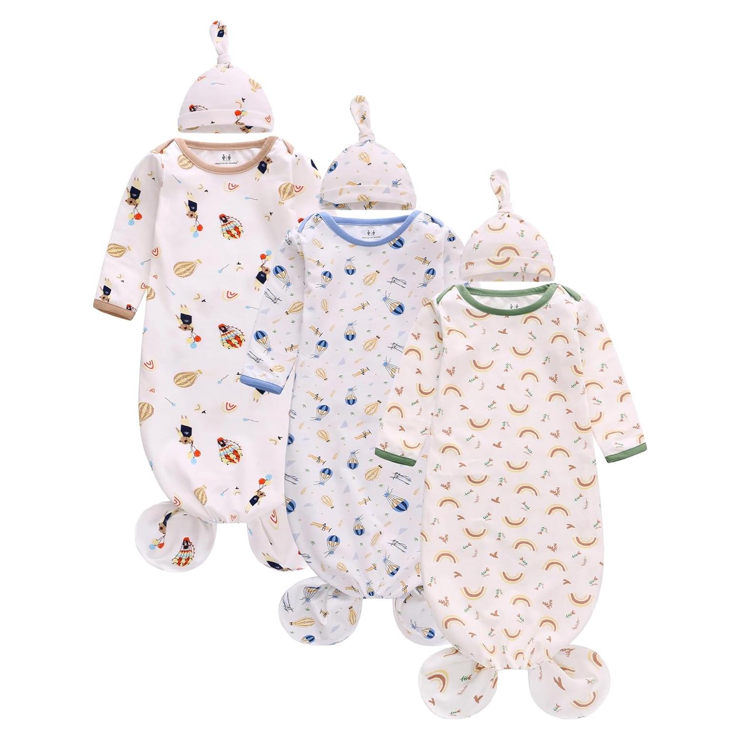 Conjunto de Pijama Anudado Miracle Baby 3-6 meses Unisex