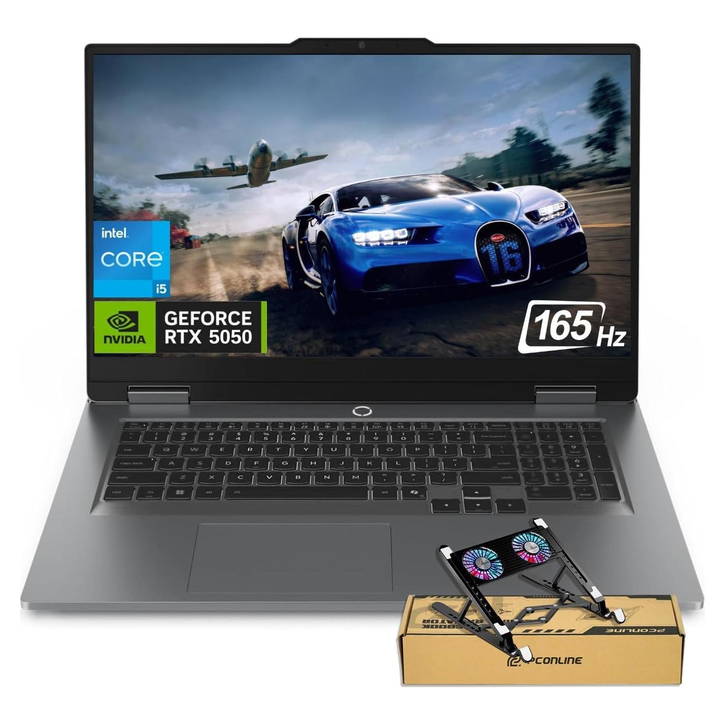 Laptop Gamer Lenovo LOQ 17.3" FHD, Intel i5-13450HX, RTX 5050