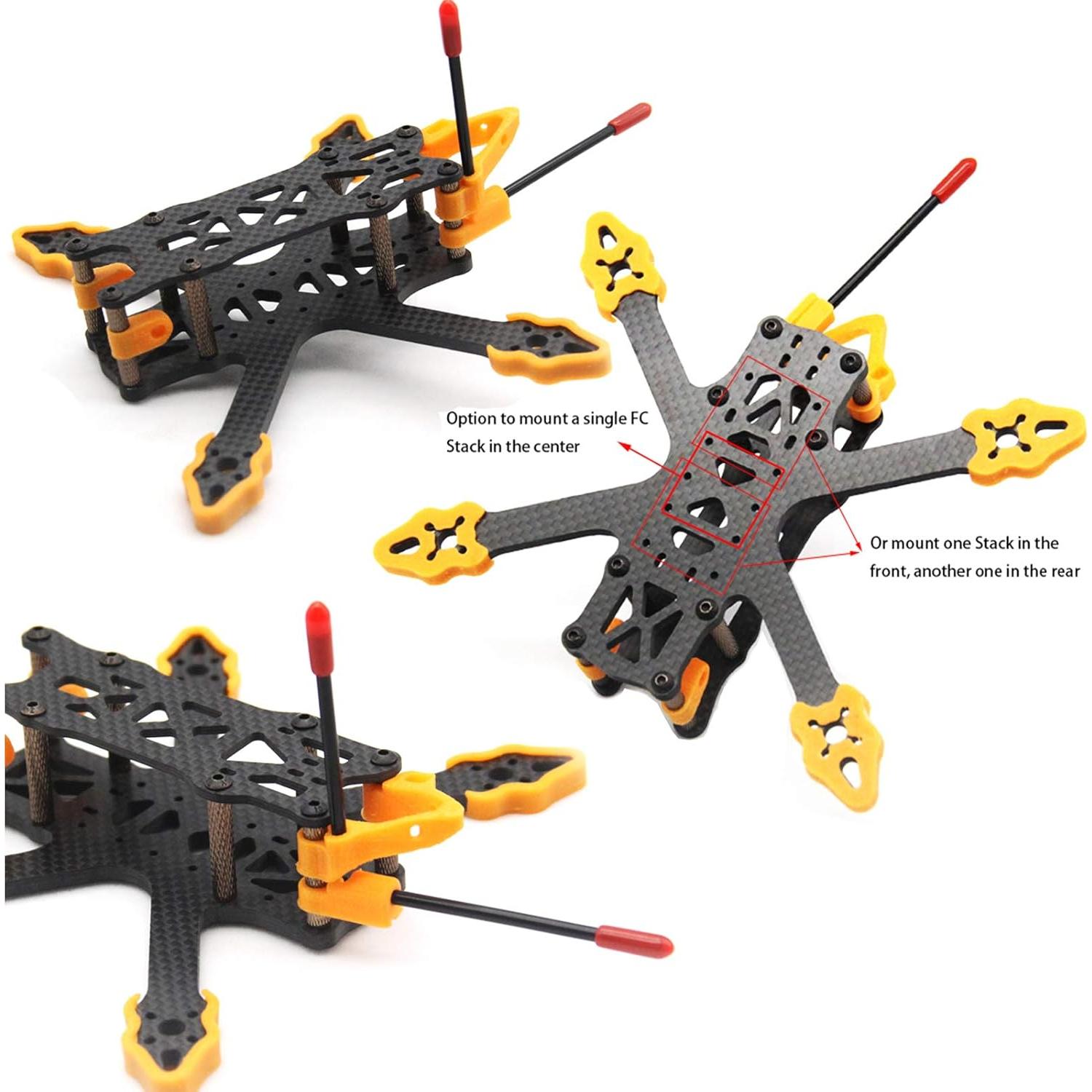 Marco de Dron Usmile GX140 140mm Fibra de Carbono para FPV