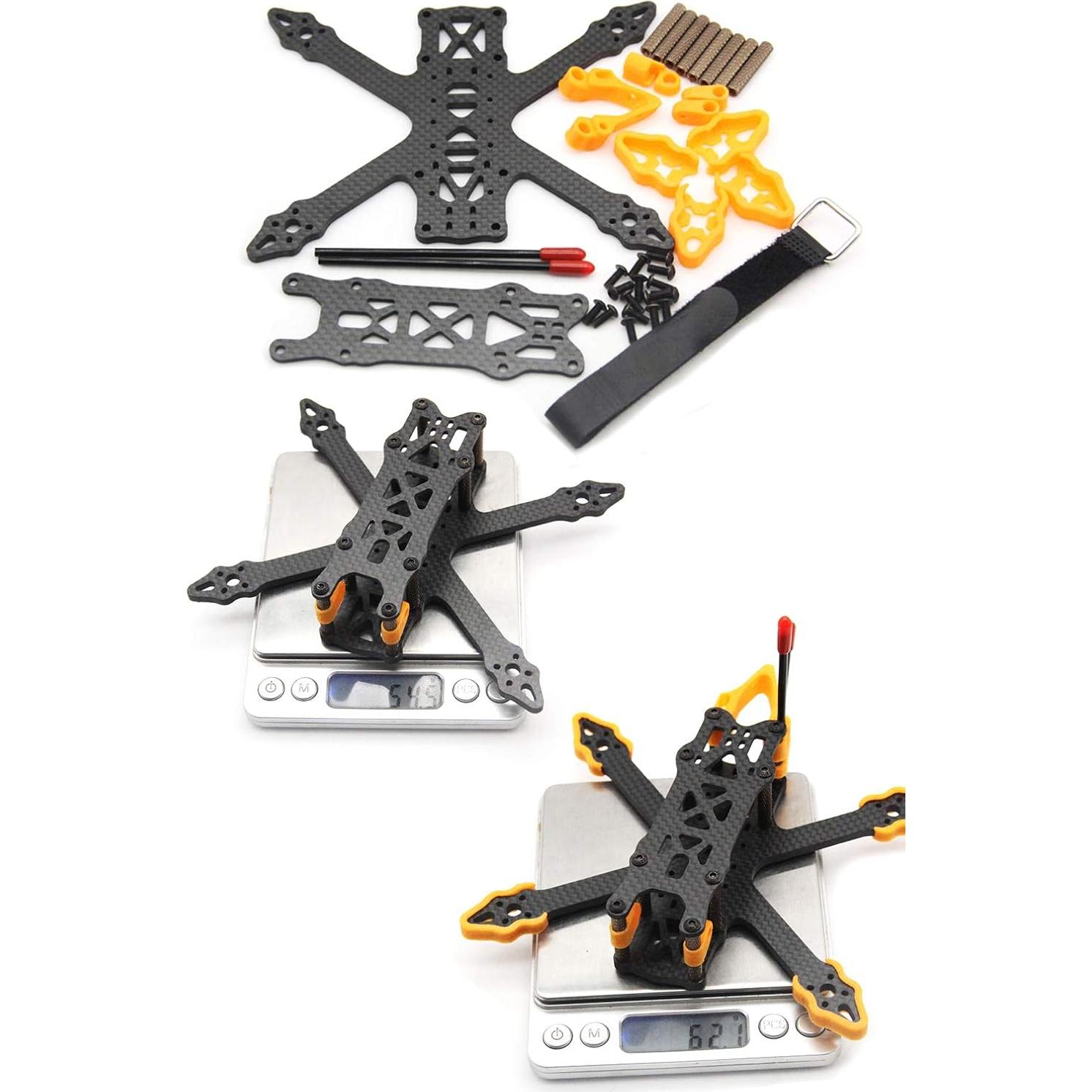 Marco de Dron Usmile GX140 140mm Fibra de Carbono para FPV