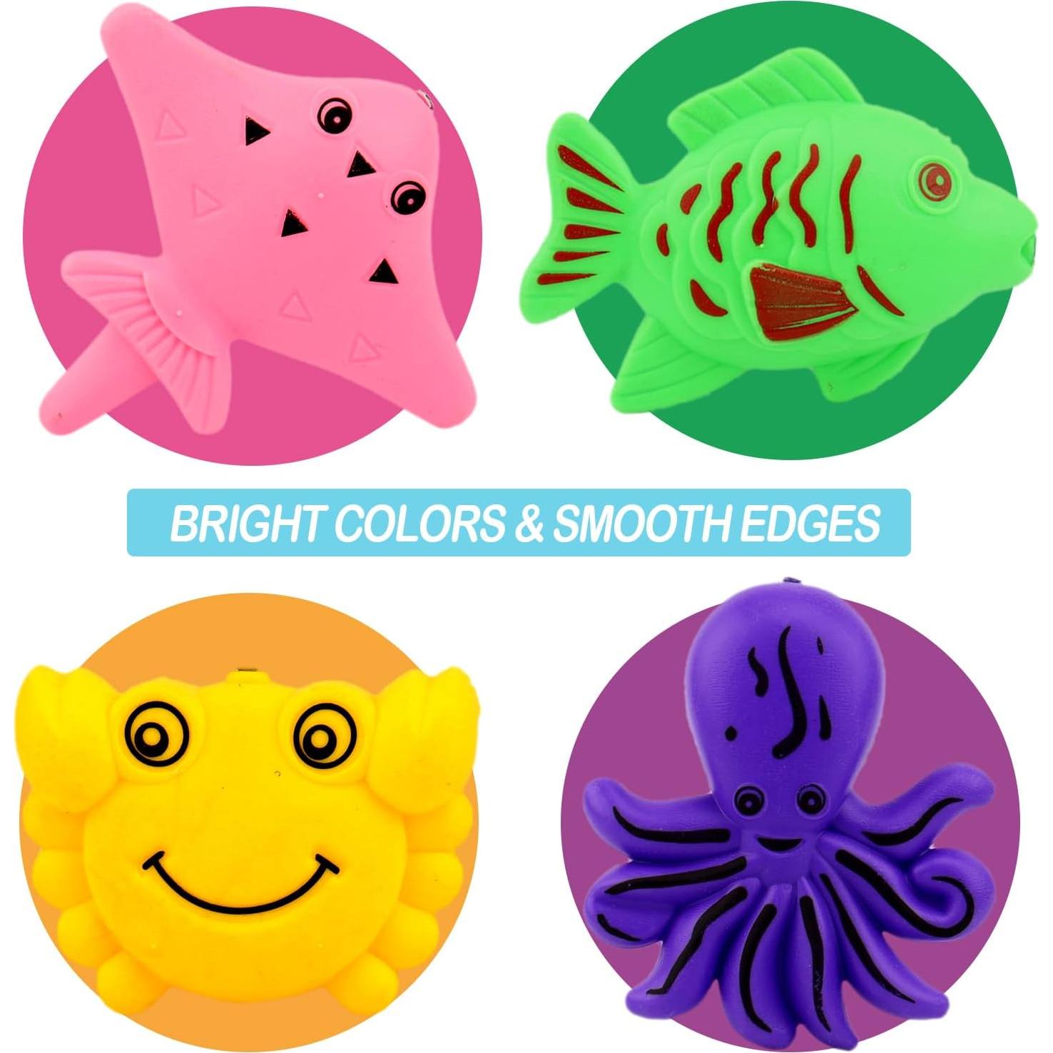 Juego de Pesca Magnética para Niños AUUGUU - 2 Cañas y Peces