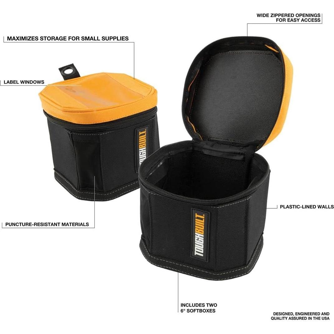Cubos SoftBox 2-Pack ToughBuilt TB-192-A2 Negro Amarillo