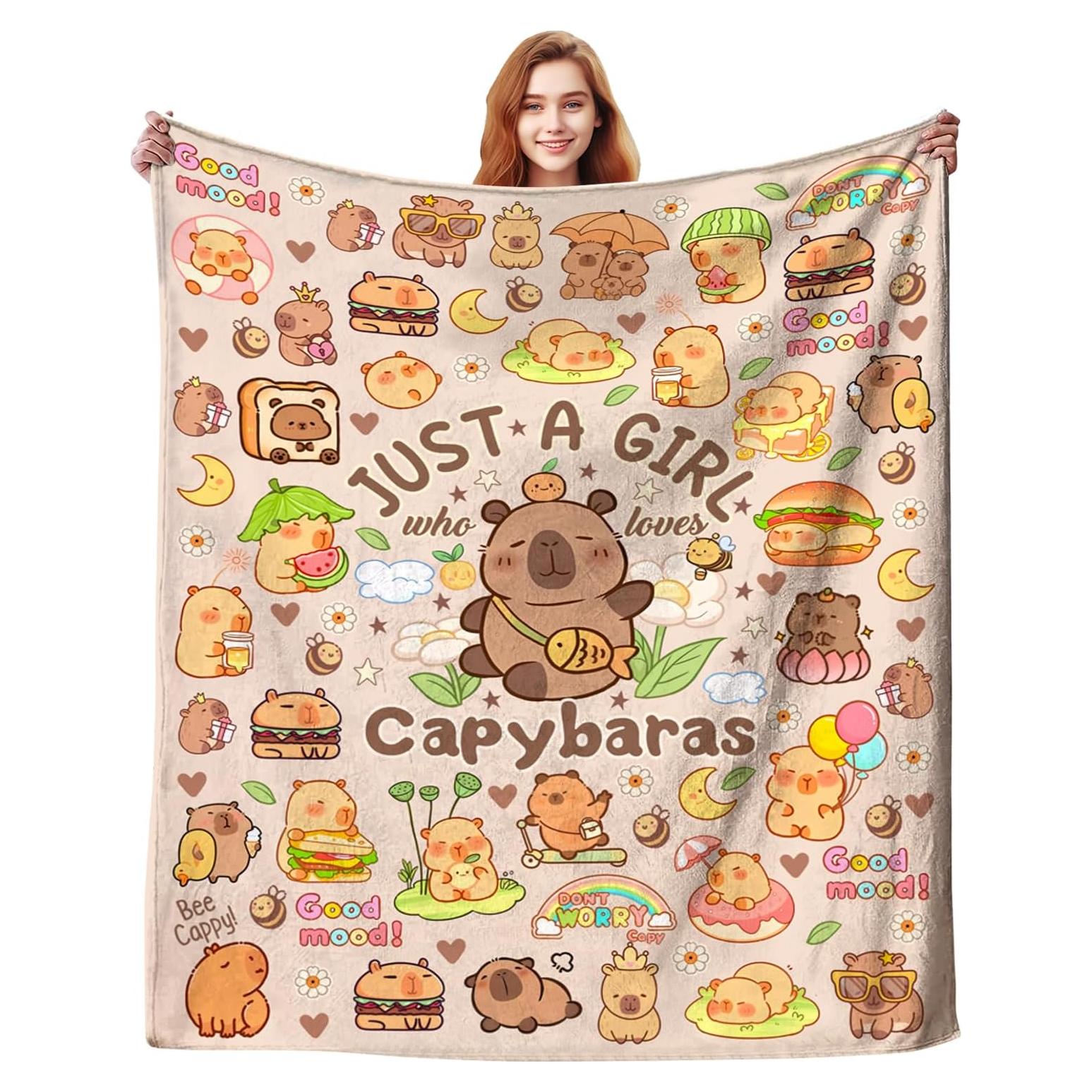 Manta de Capibara Sletop 127x102cm Franela Suave