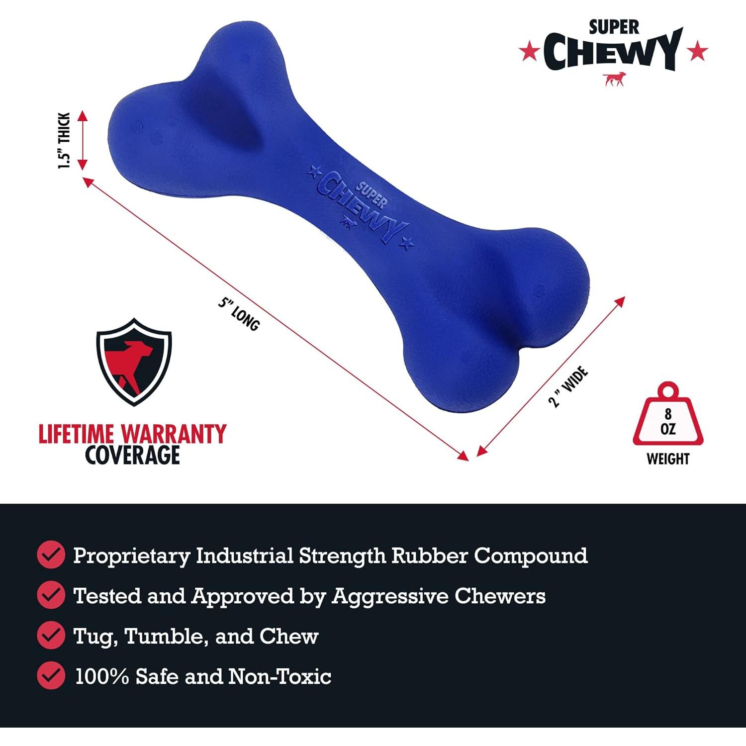 Juguete de Hueso para Perros Tuff Pupper 12.7 cm Resistente